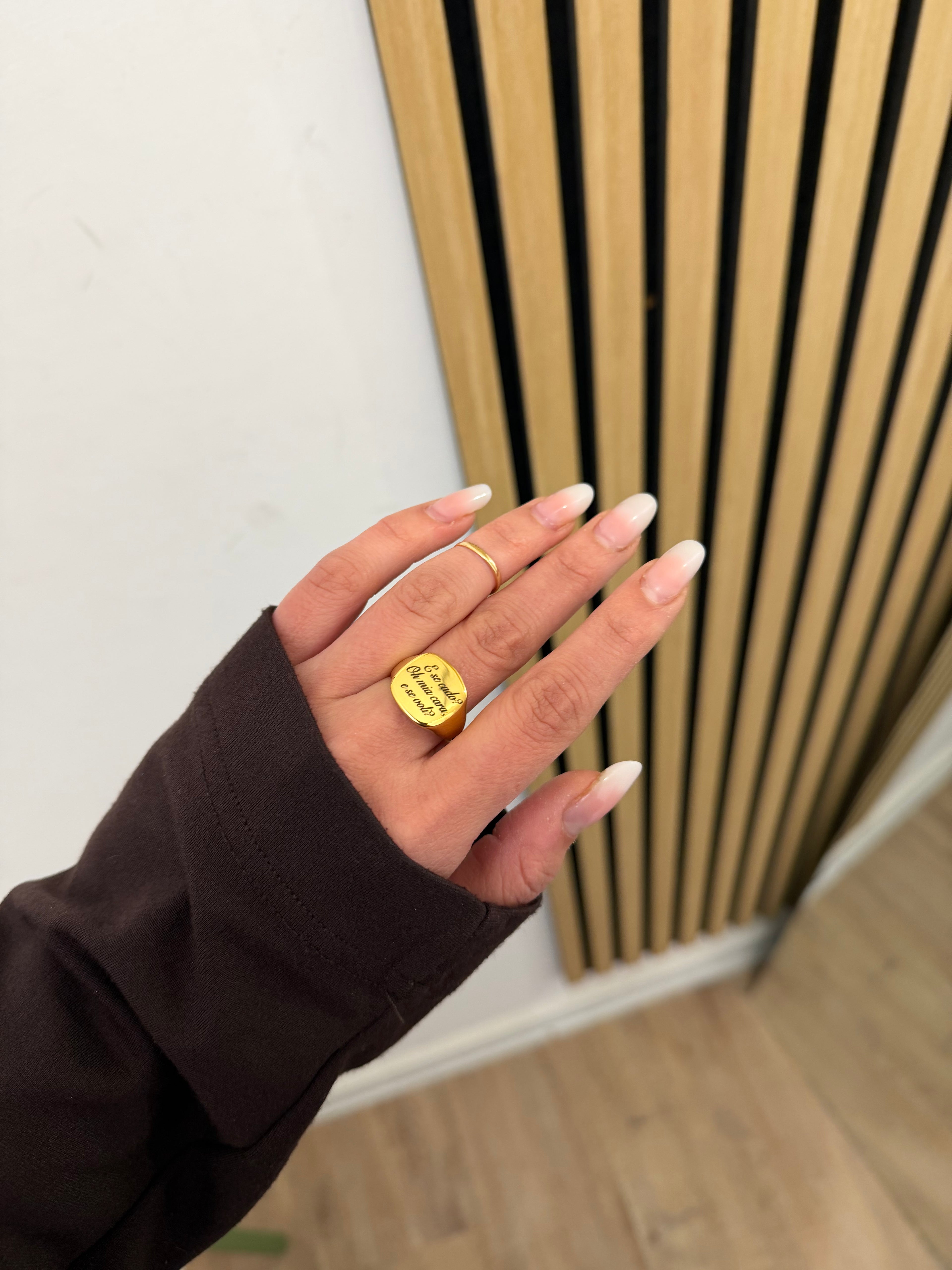 Anello Capitolo della Mia Vita – Personalizzabile