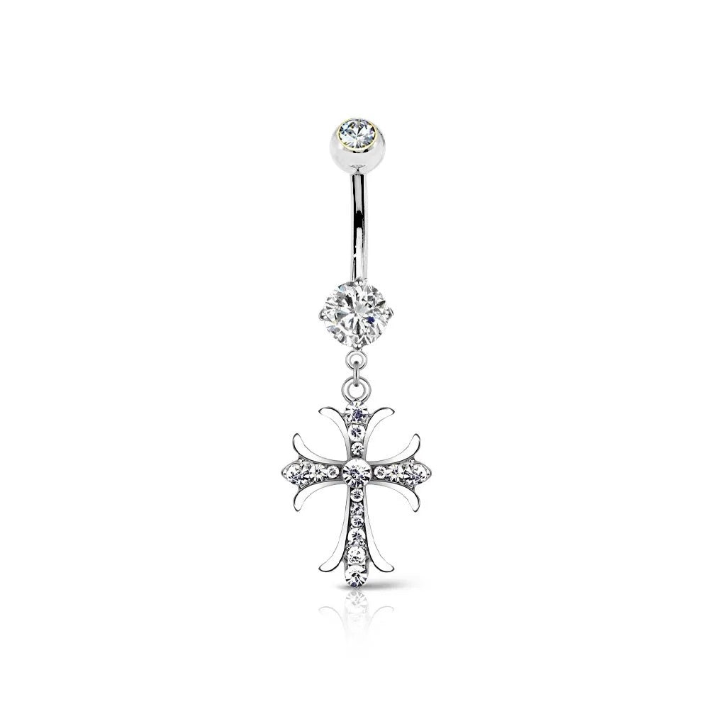 Piercing croce Ombelico