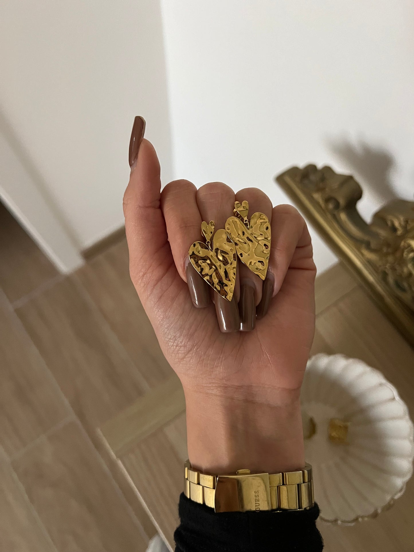Orecchini Cuore imperfetto