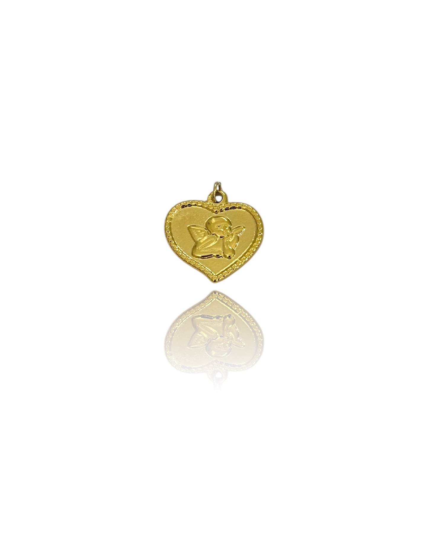 Ciondolo Cuore Angelico Personalizzabile