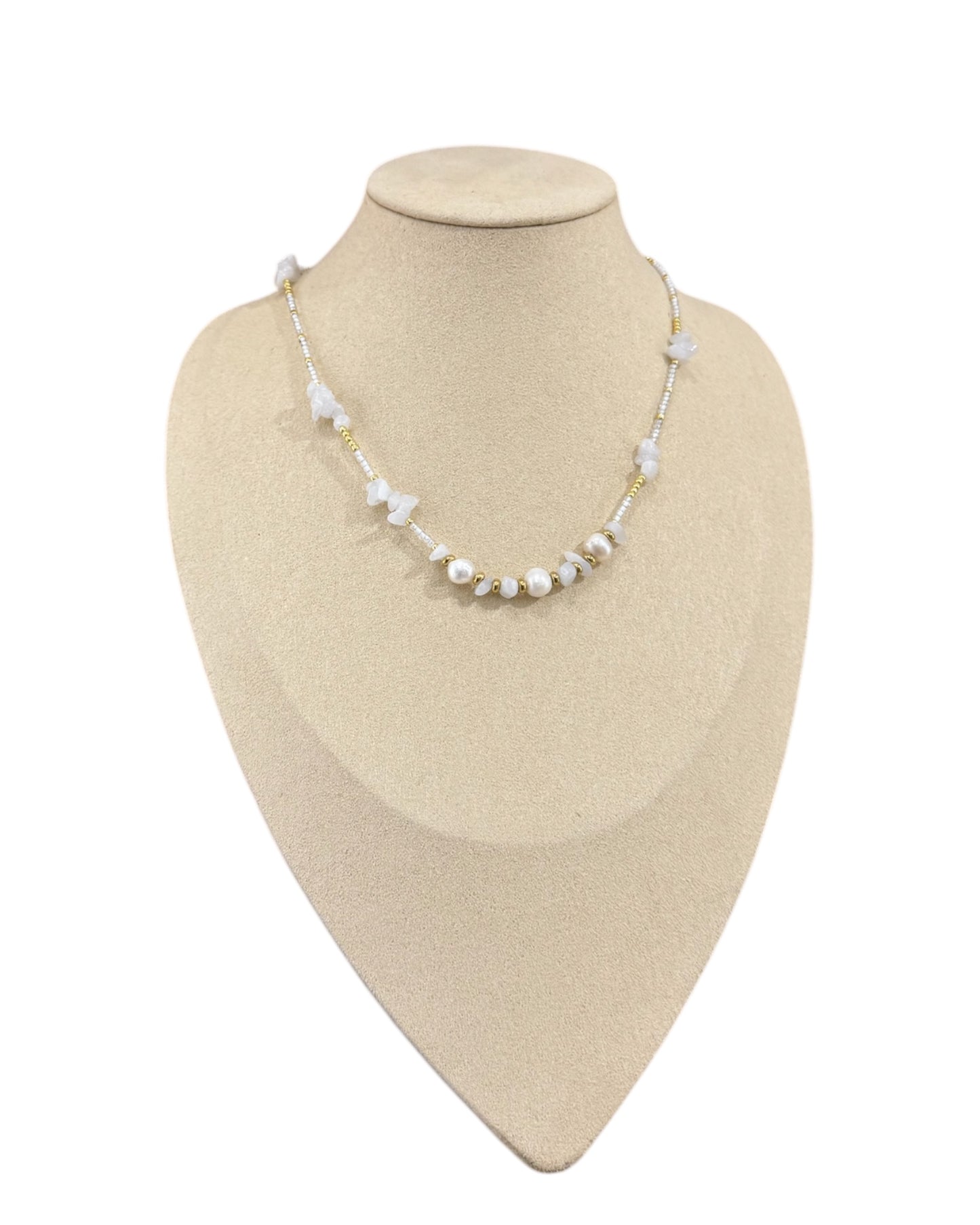 Collana Coral White