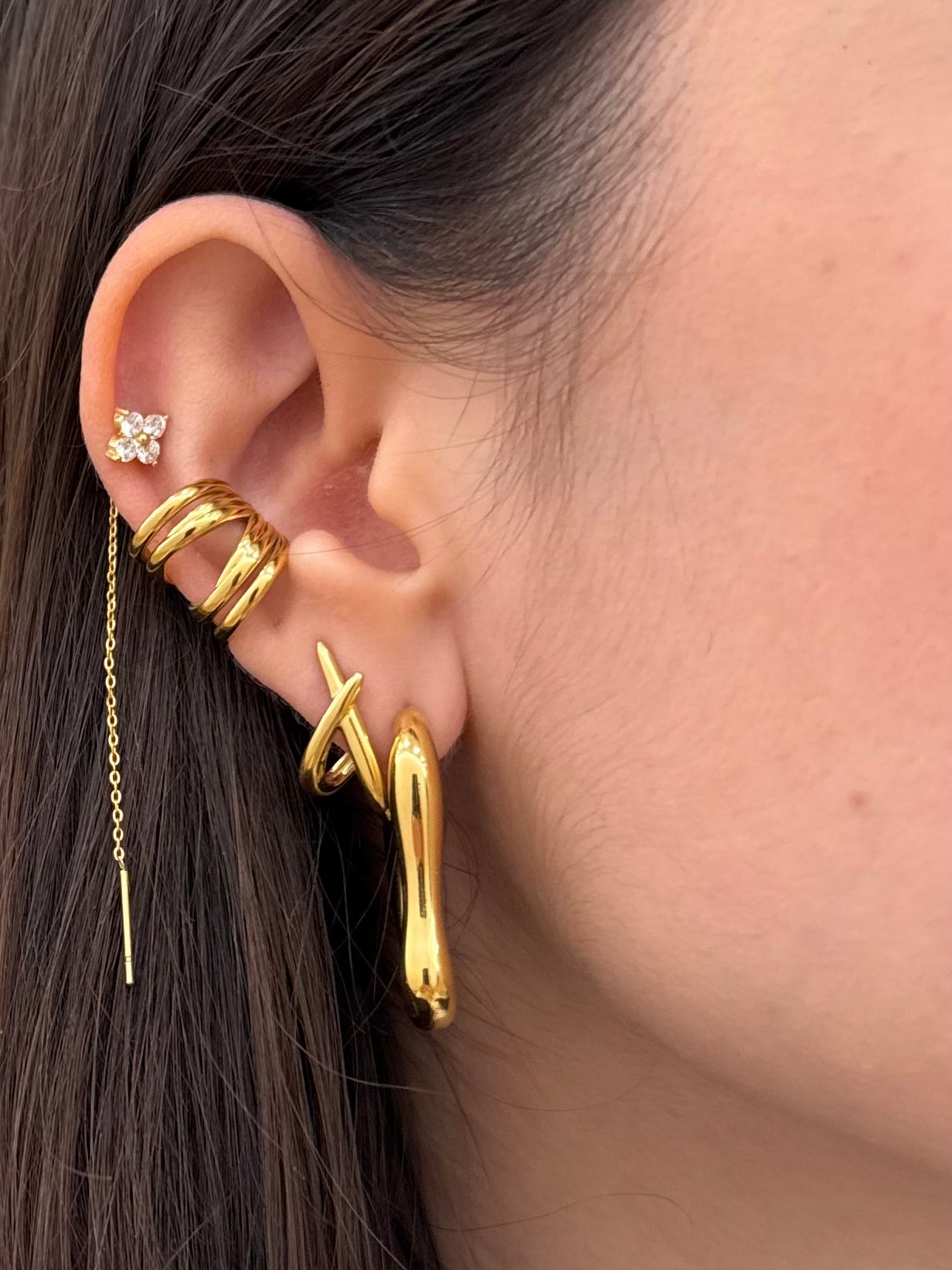 Mono Orecchino Flower - Bilè