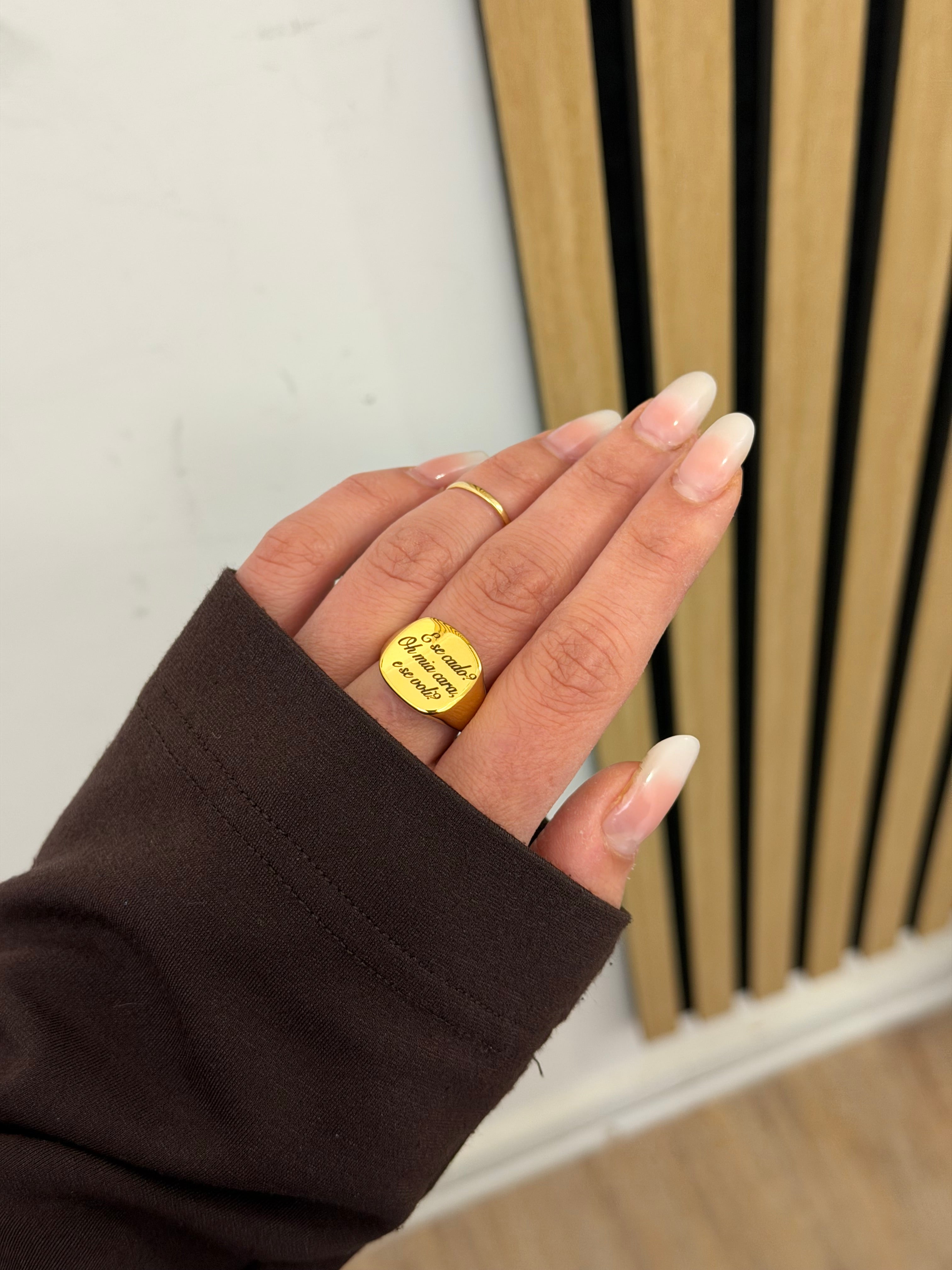 Anello Capitolo della Mia Vita – Personalizzabile