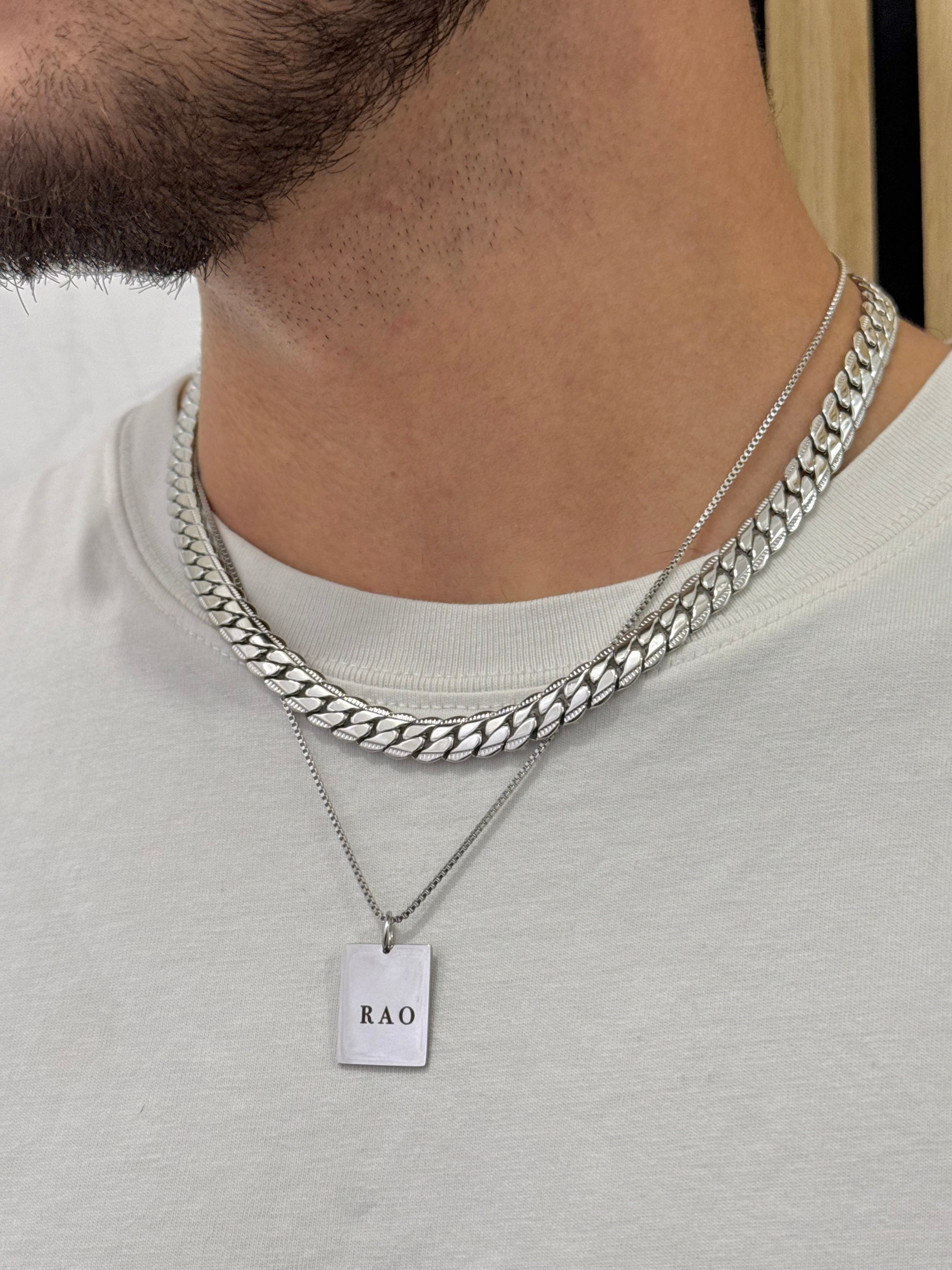 Ciondolo raccontami di te unisex personalizzabile - Bilè