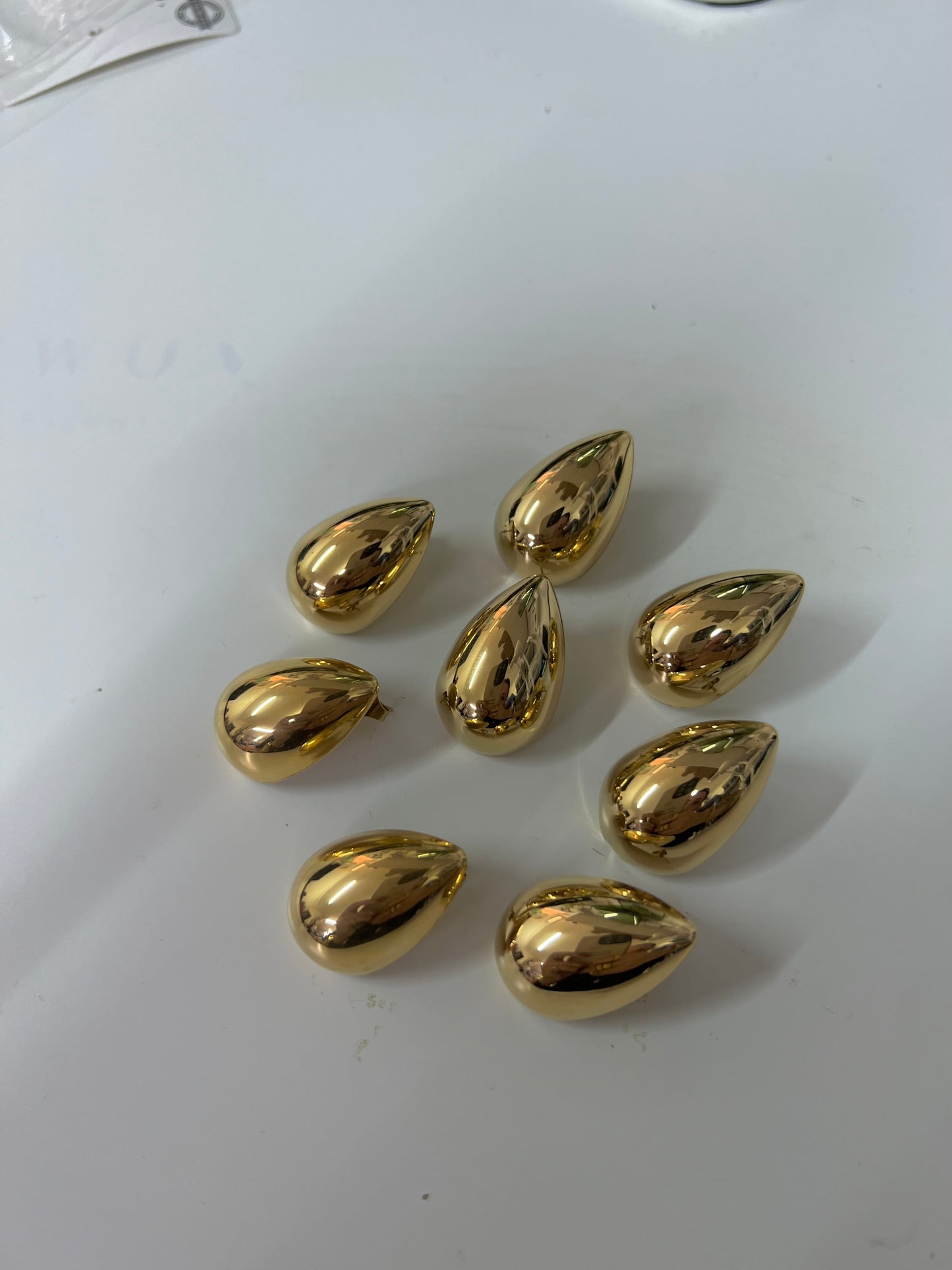 Orecchini Goccia piatta