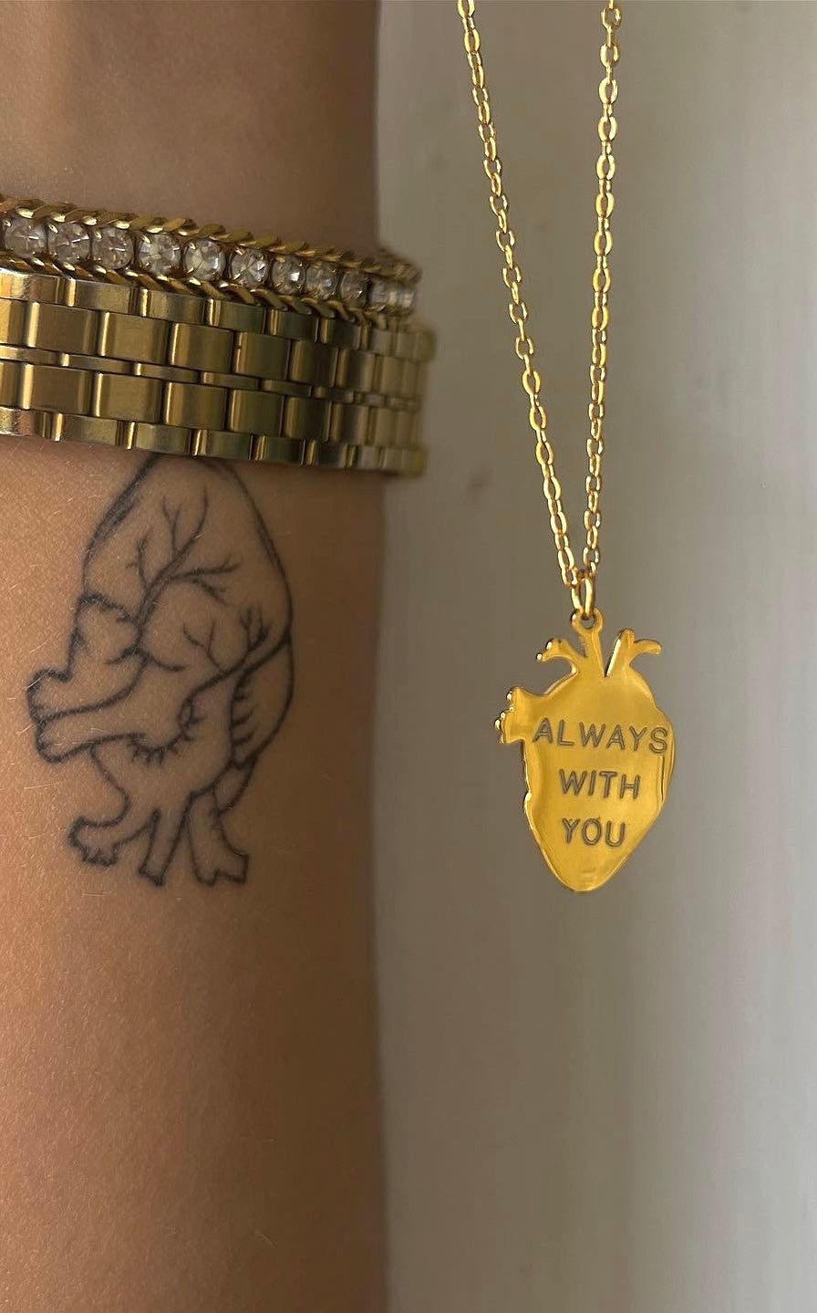 Collana Cuore Anatomico personalizzabile