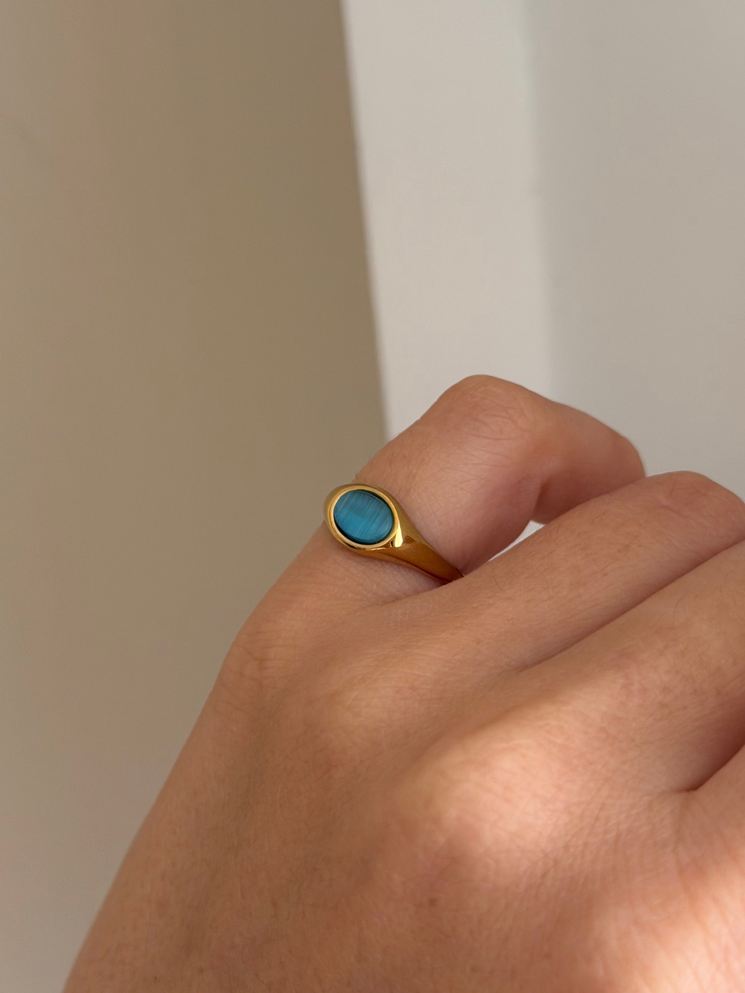 Anello Ambra da Mignolo 2 colori