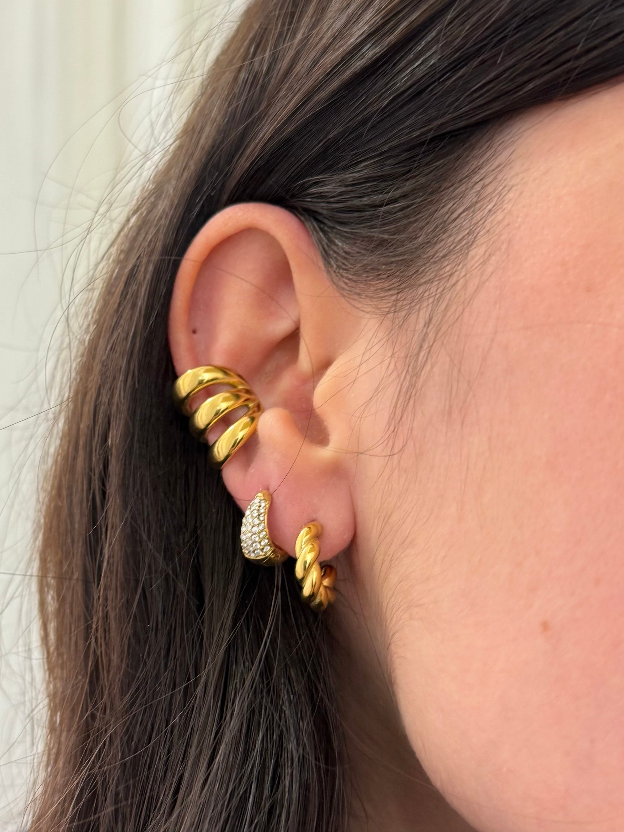 Orecchini croissant baby - Bilè