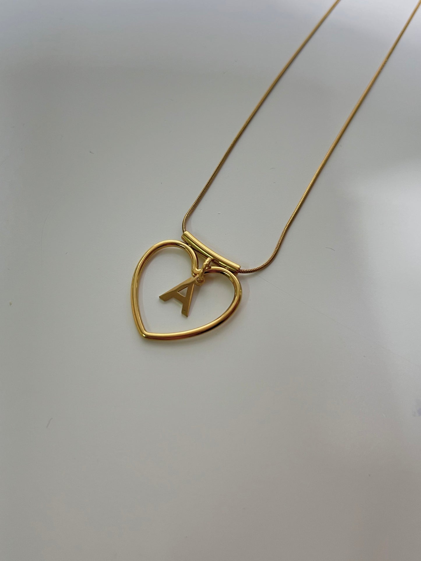 Collana cuore vuoto personalizzabile