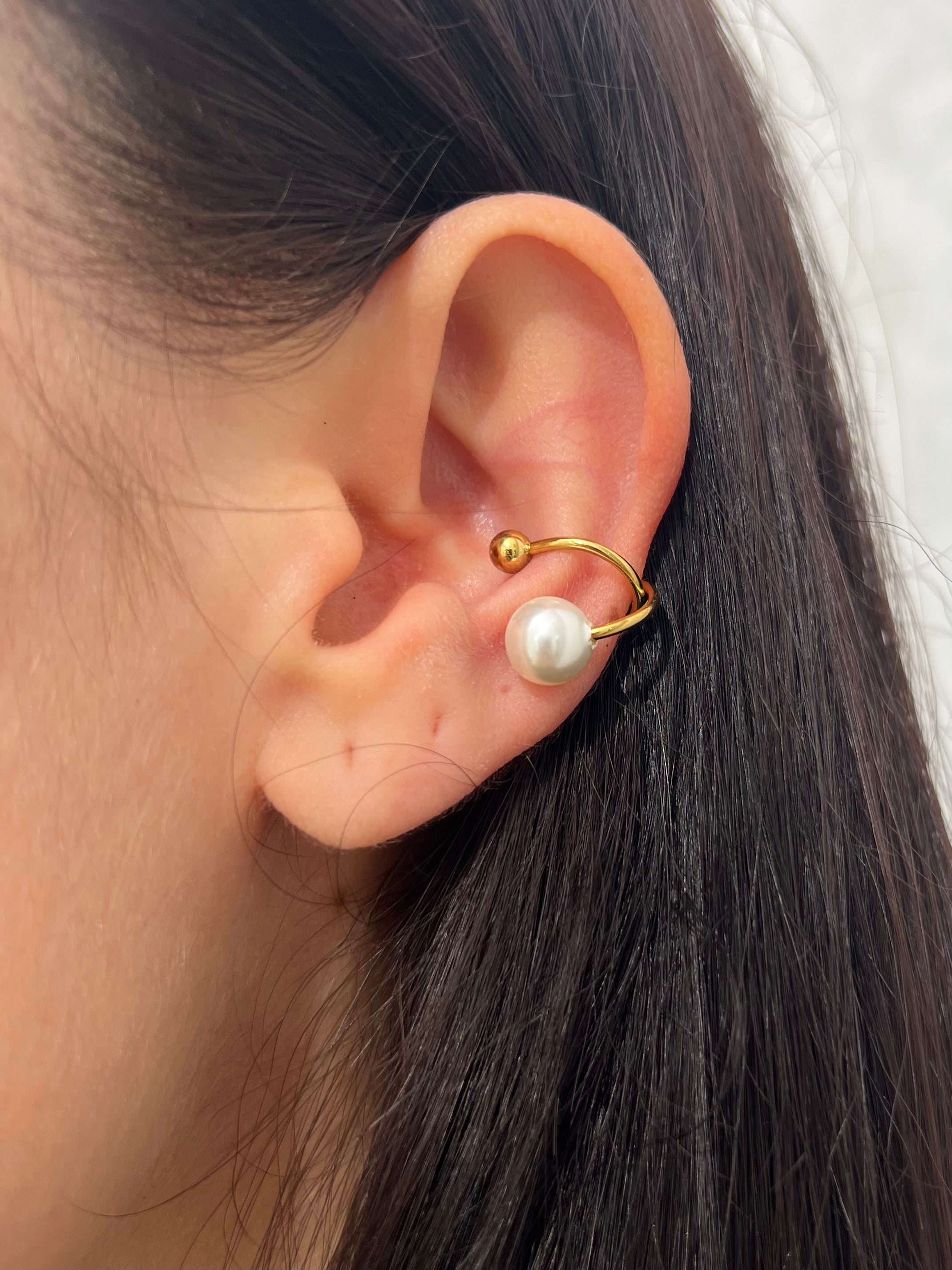 EarCuff maddy - Bilè