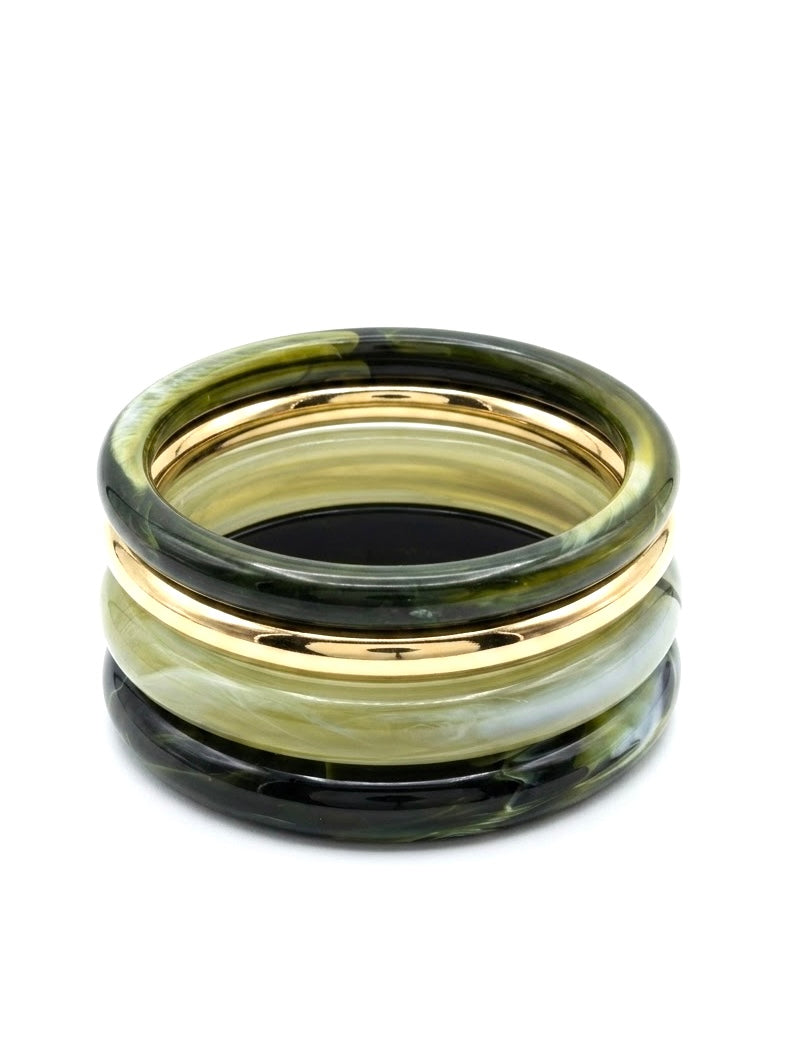 Set Bracciali Marble Jade