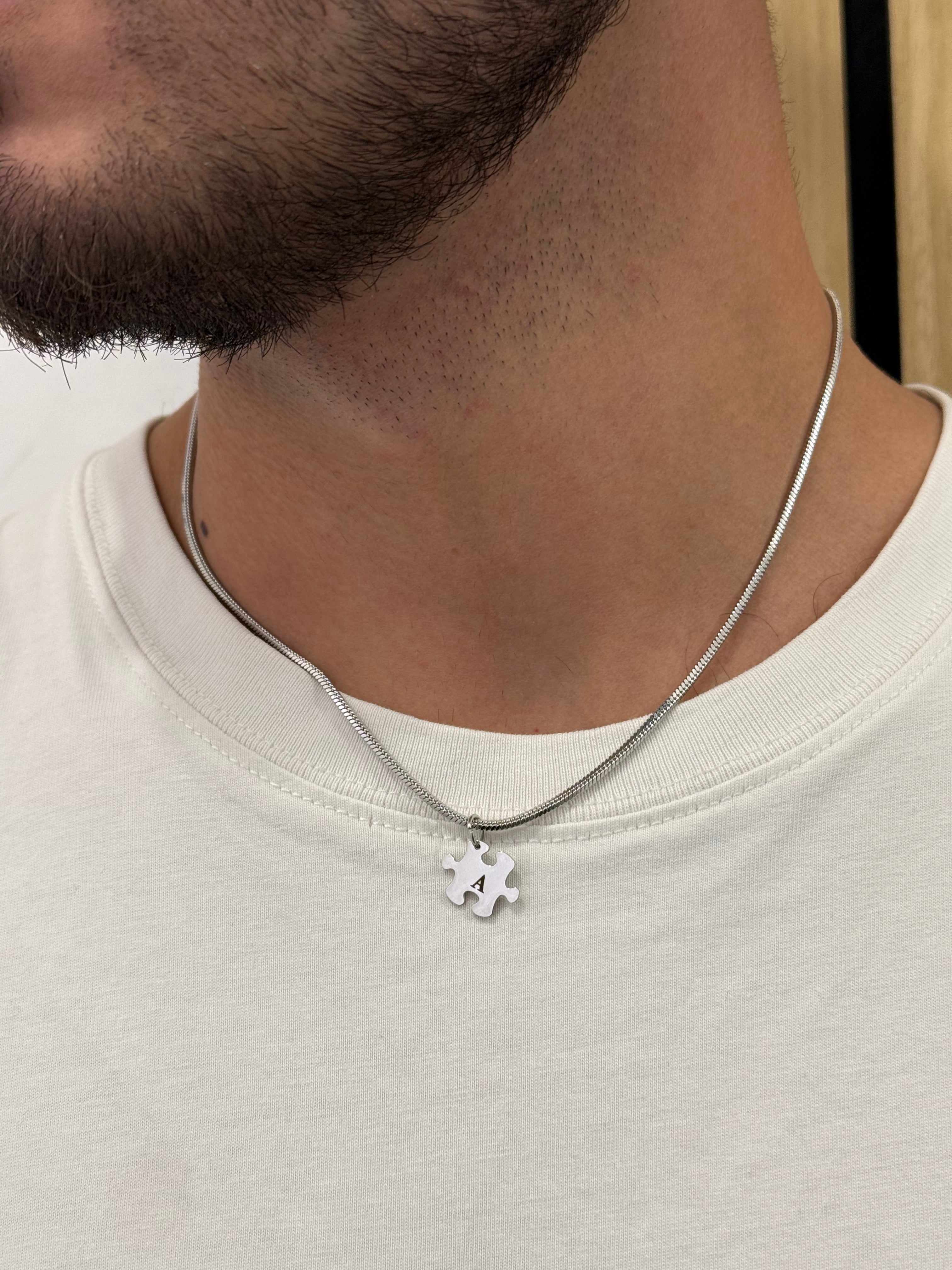 Ciondolo Puzzle personalizzabile - Bilè
