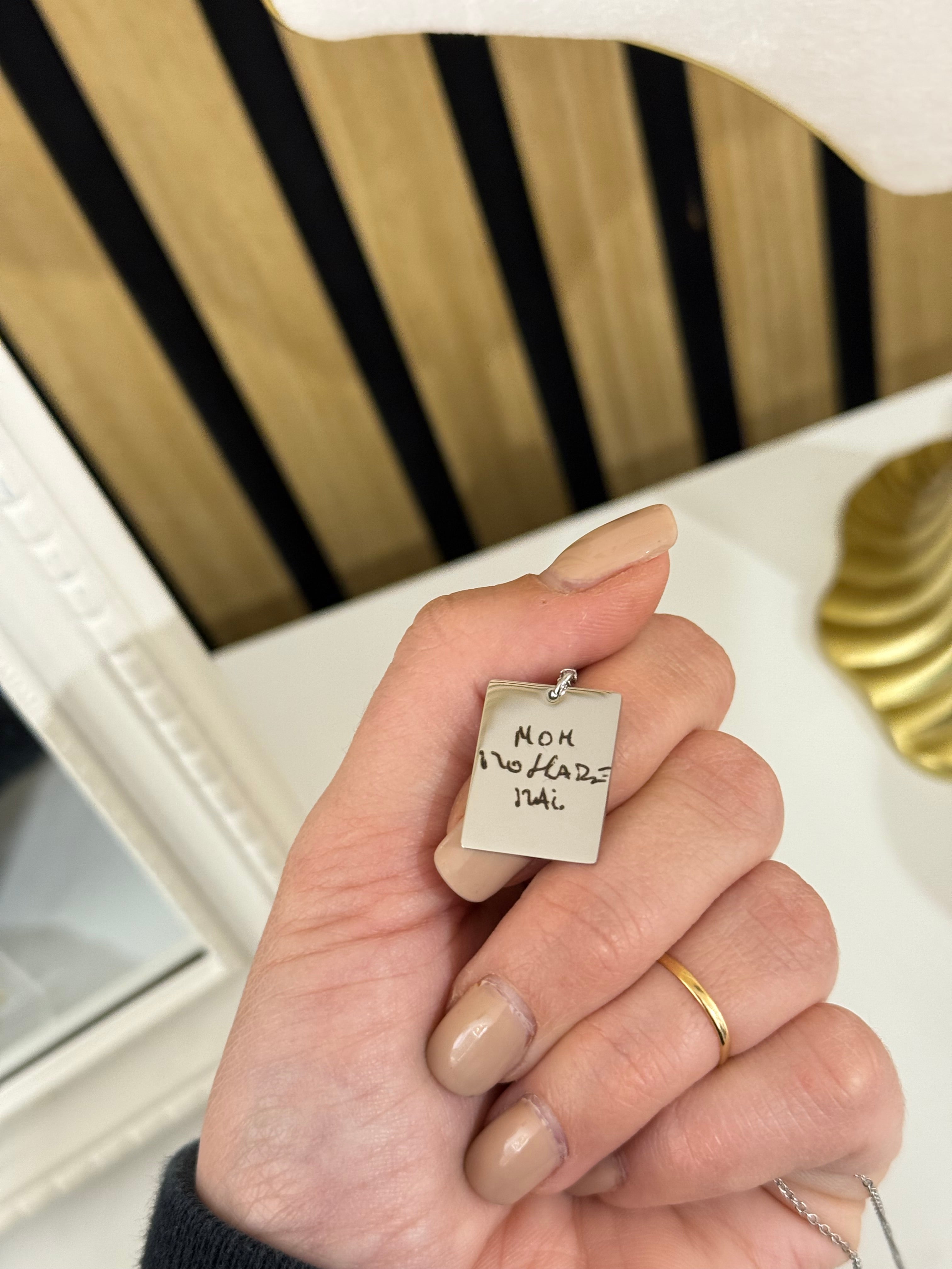 Ciondolo Raccontami di te – Personalizzabile - Bilè