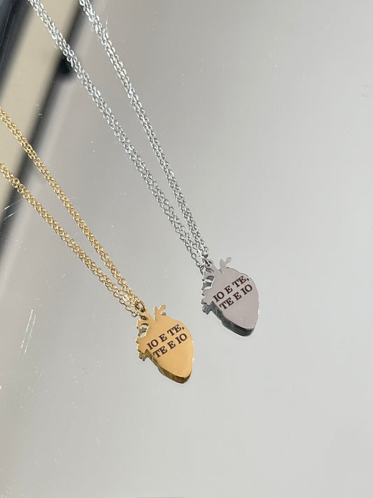 Collana Cuore Anatomico personalizzabile