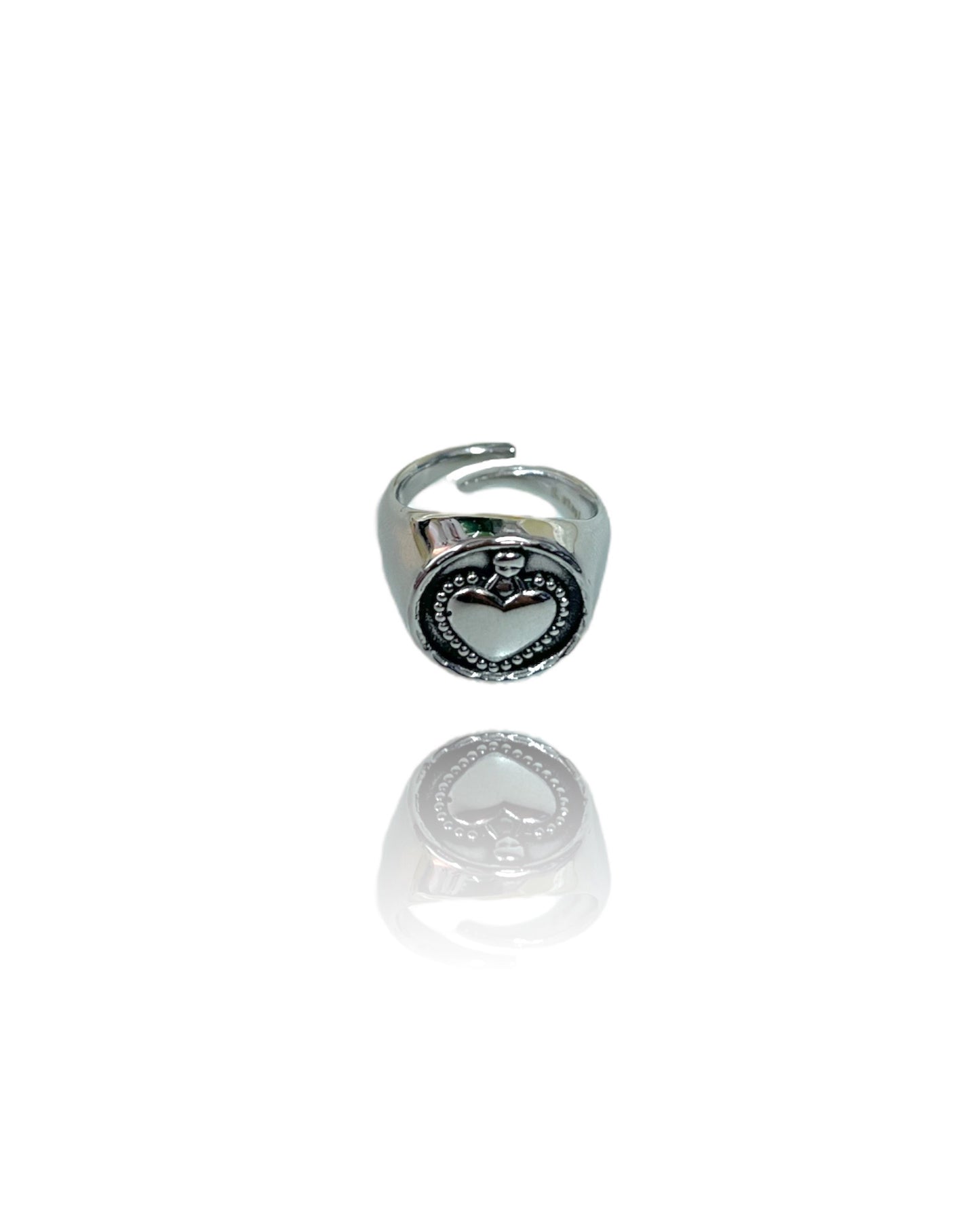 Anello Sacro Cuore da mignolo