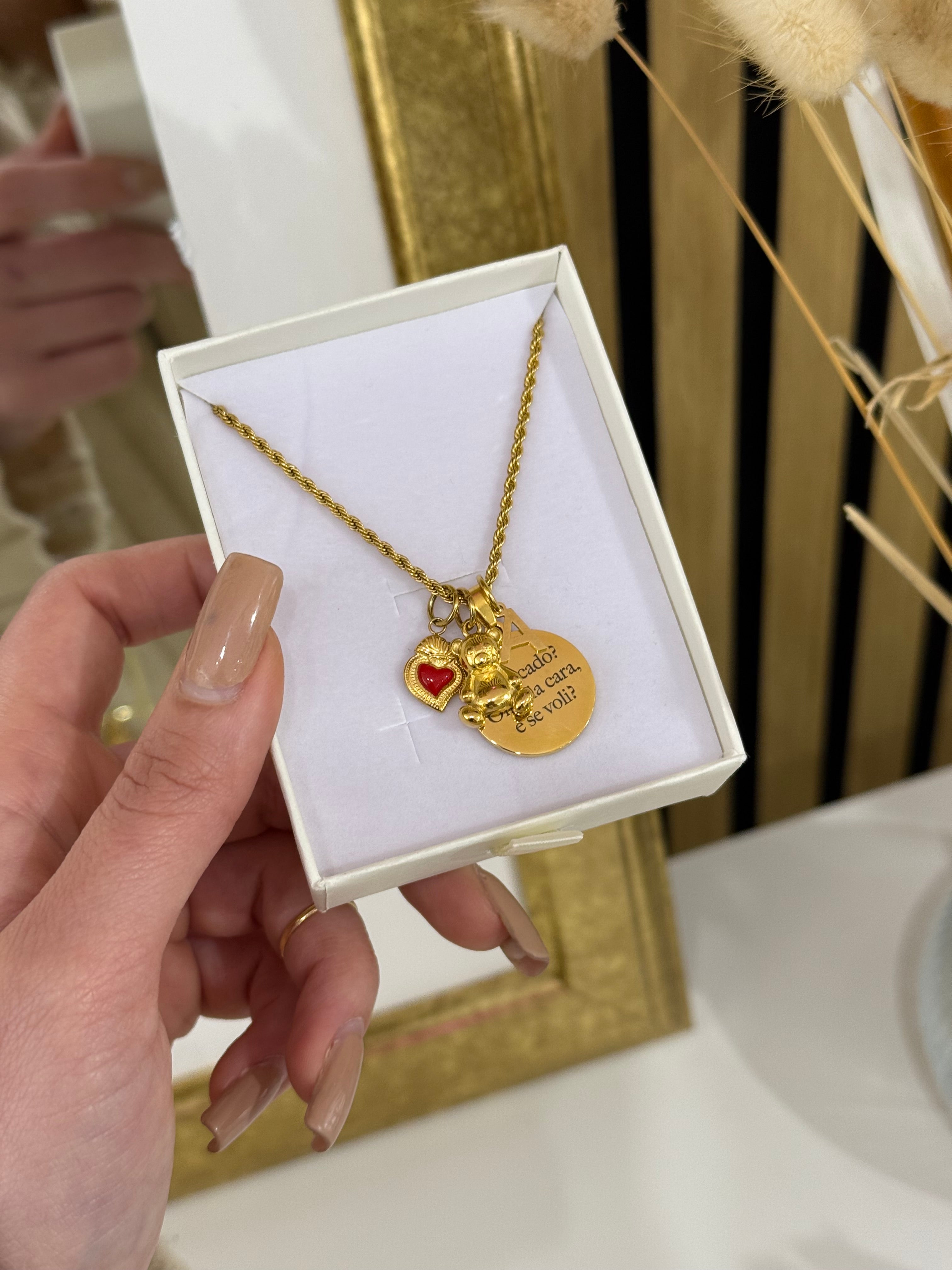 Ciondolo Dedica Tondo personalizzata leggi la descrizione - Bilè