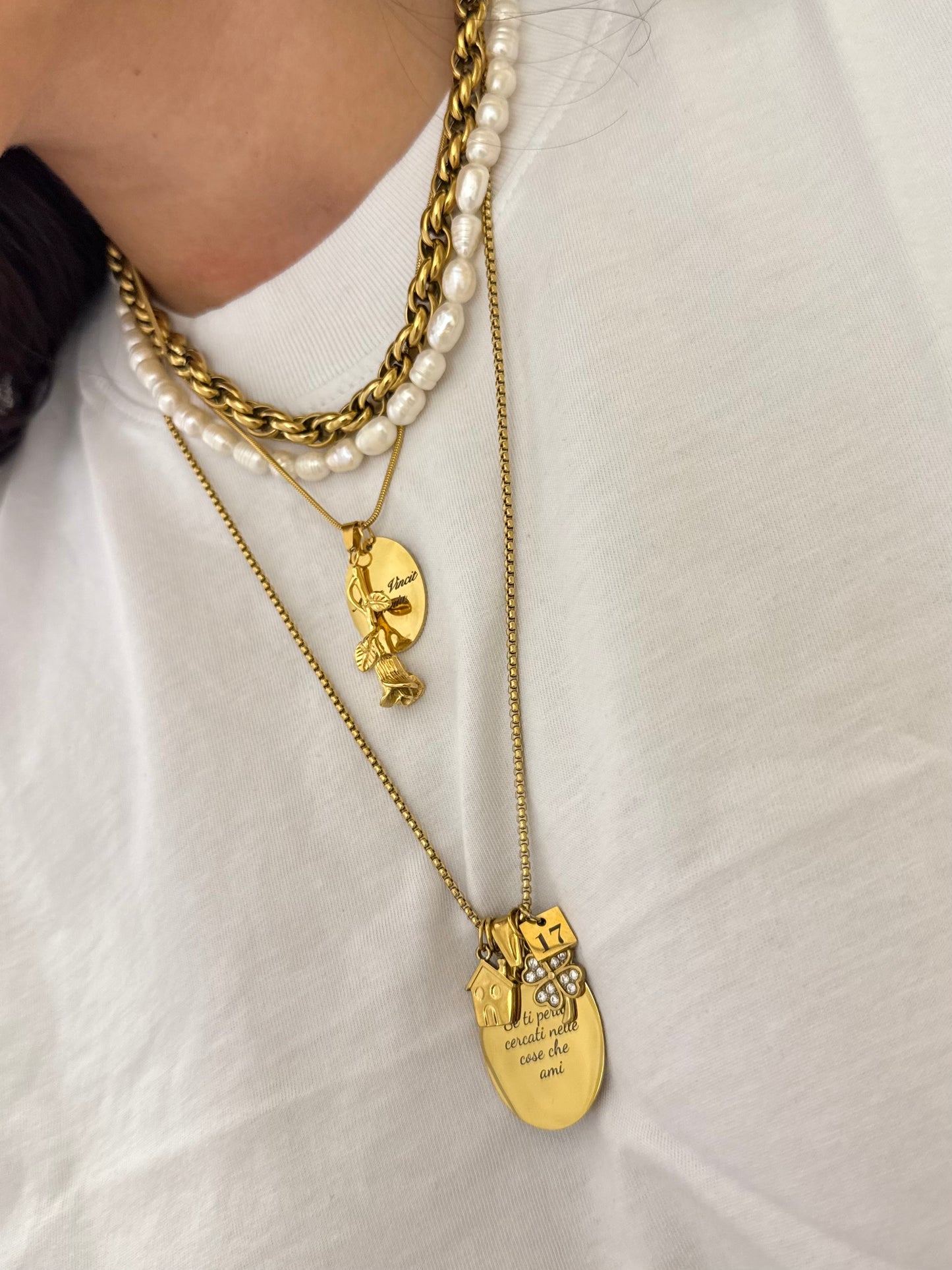 Collana L'arte di perdersi e ritrovarsi Gold