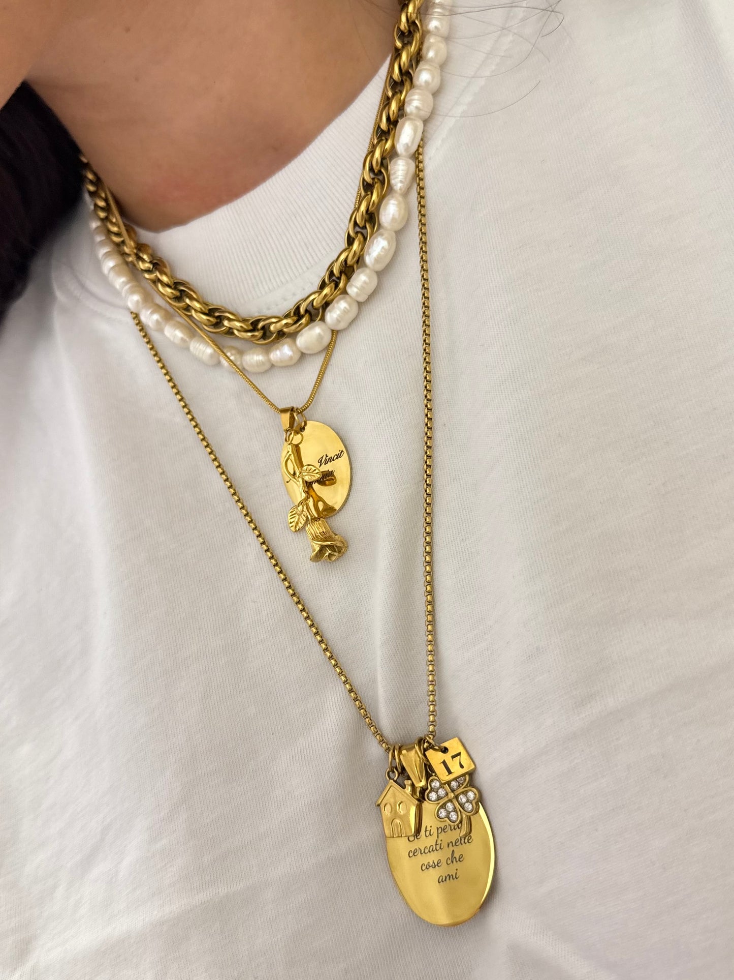Collana L'arte di perdersi e ritrovarsi Gold