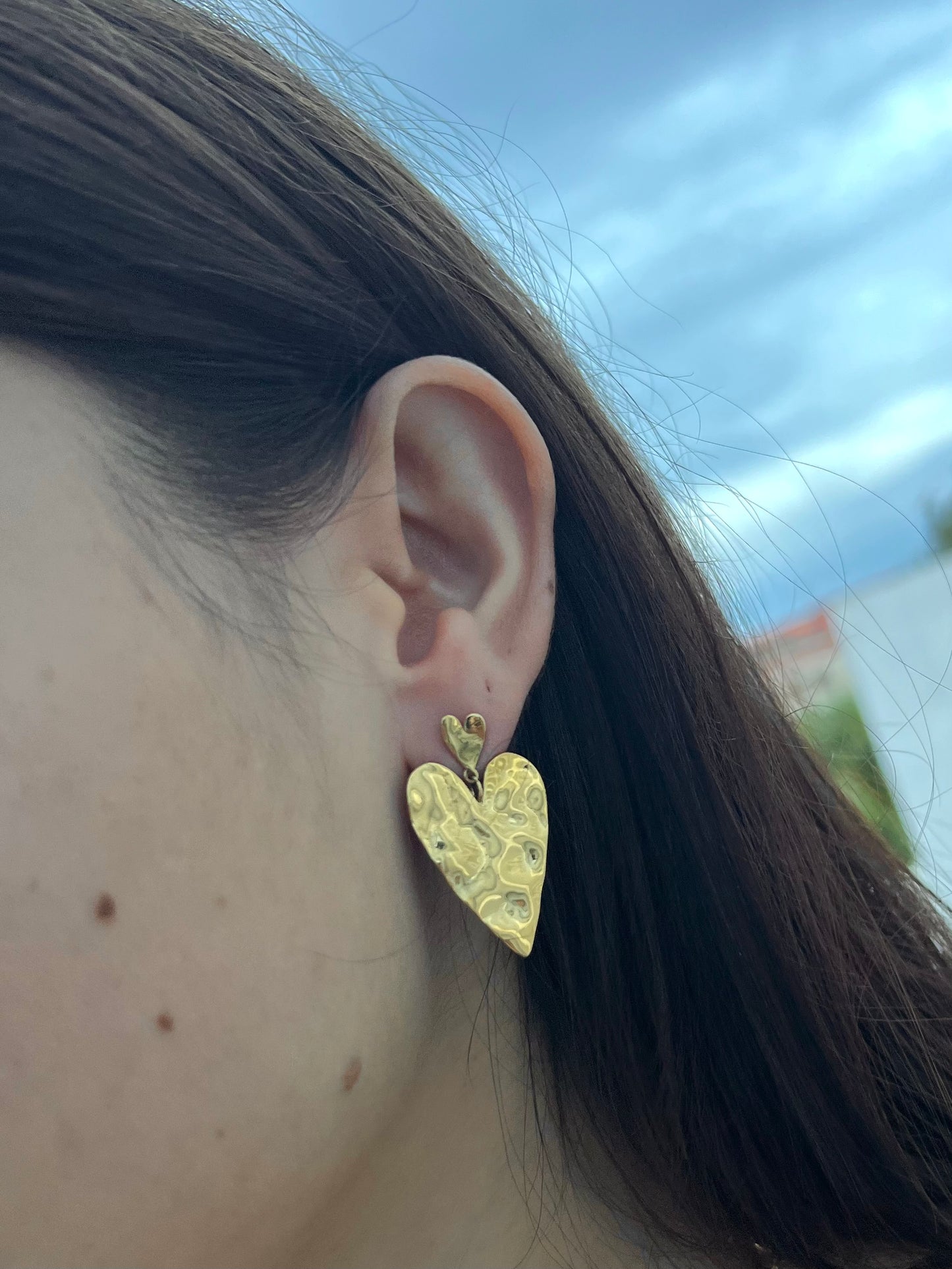 Orecchini Cuore imperfetto