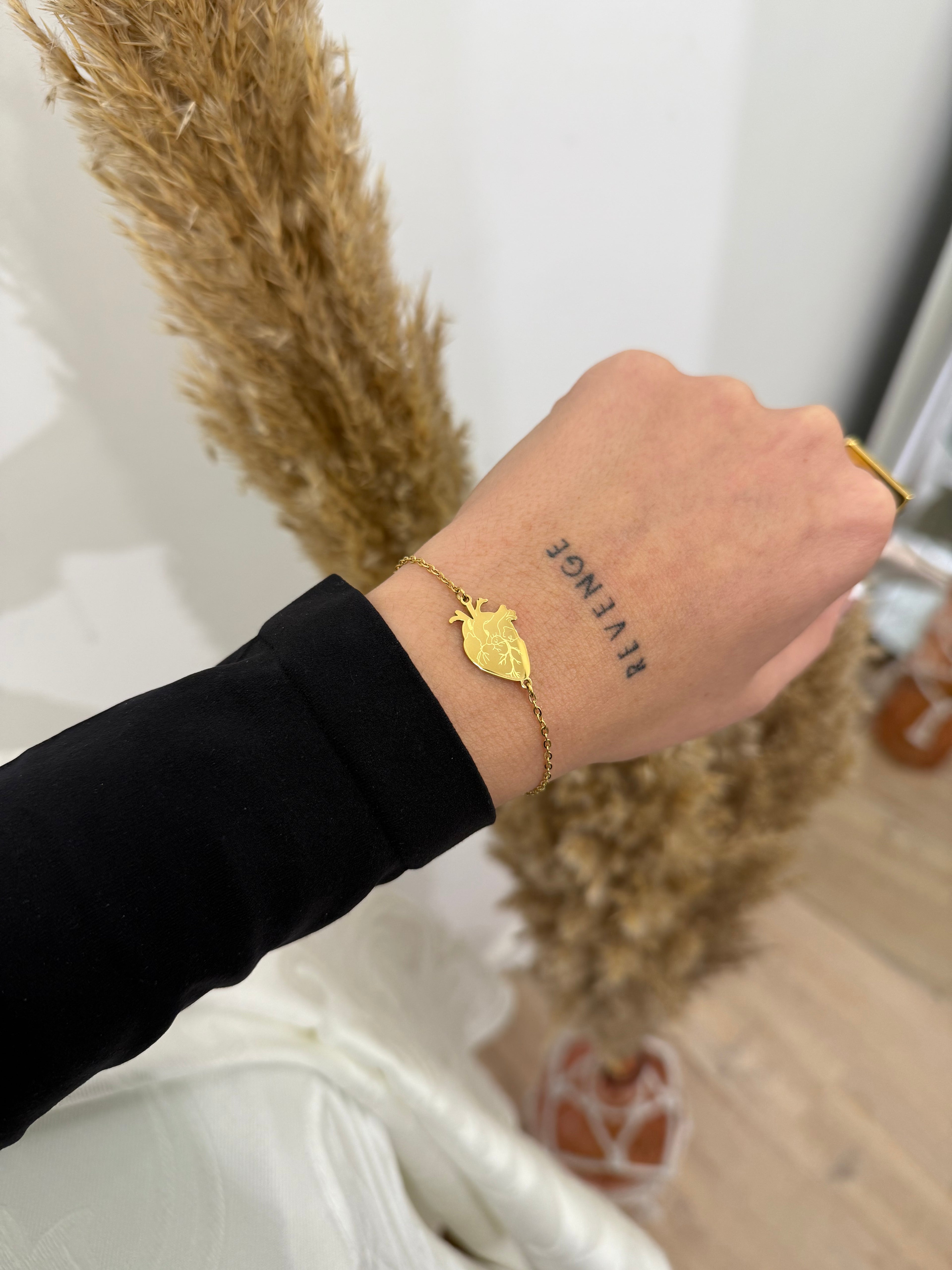 Bracciale Cuore Anatomico Personalizzato - Bilè