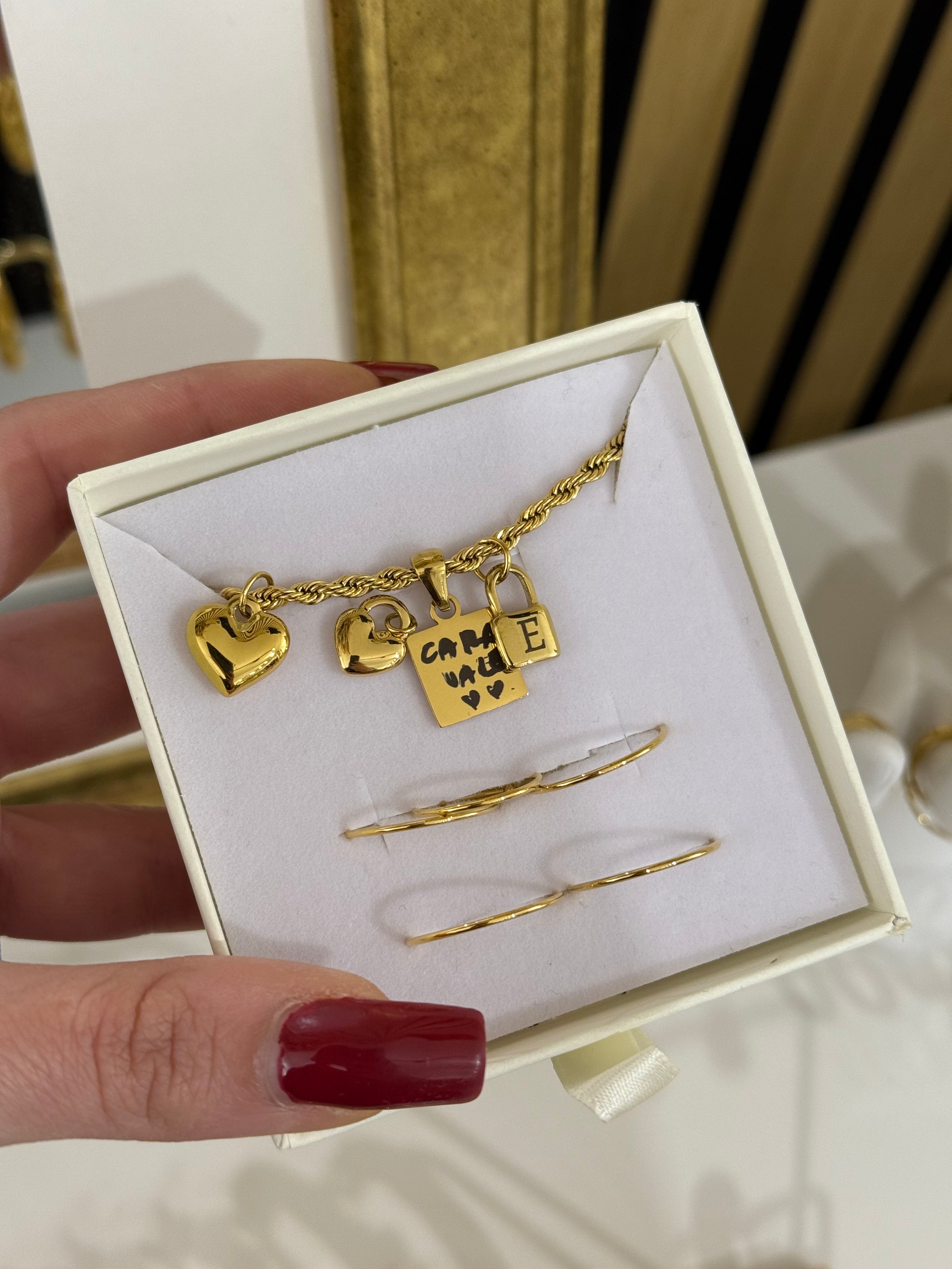 Ciondolo Lucchetto personalizzabile - Bilè