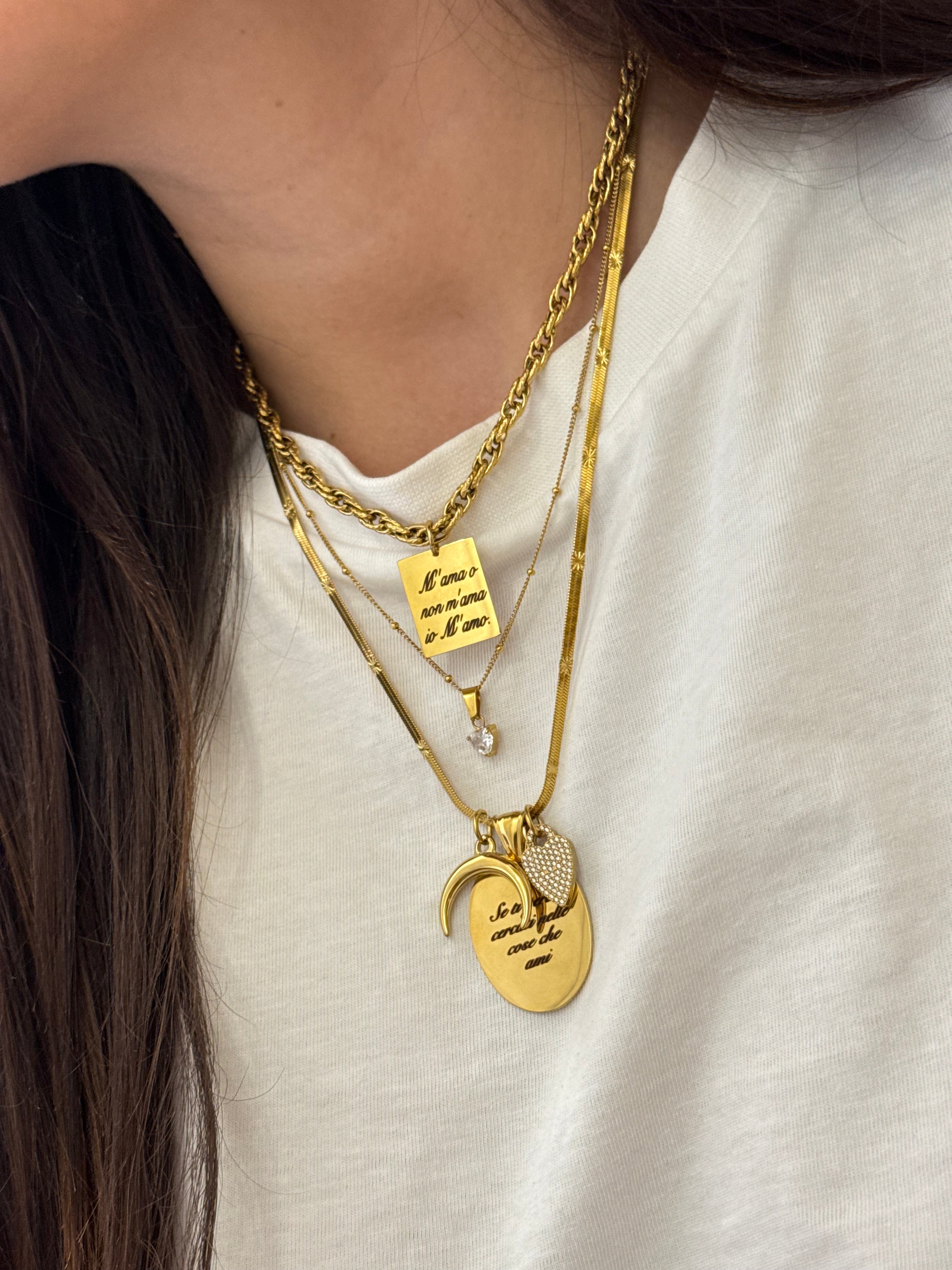 Ciondolo Raccontami di te – Personalizzabile - Bilè