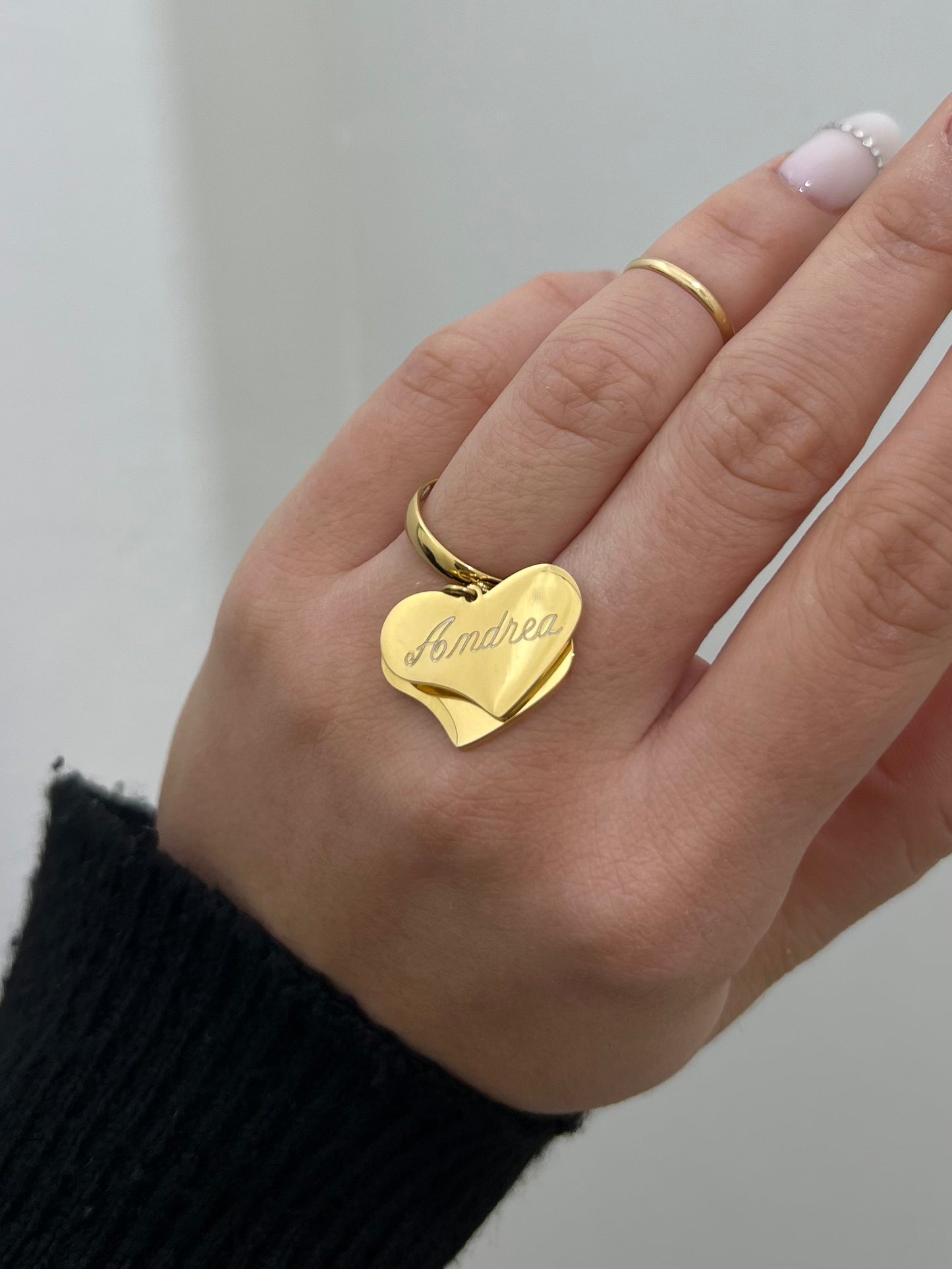 Anello Cuore personalizzabile