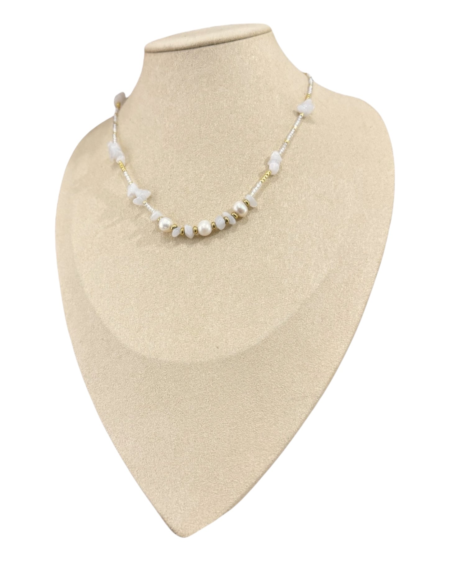 Collana Coral White