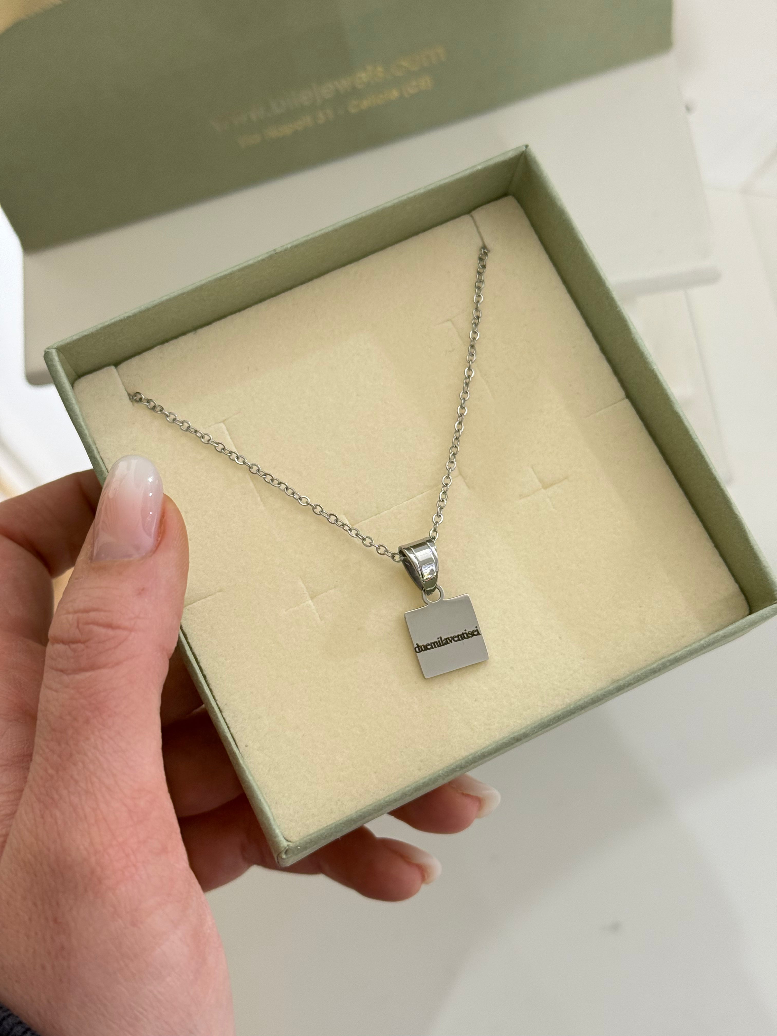 Collana Dedica personalizzata