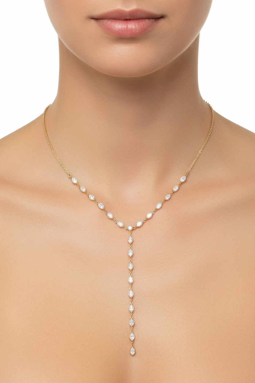 Collana Taylor Gold Indossata