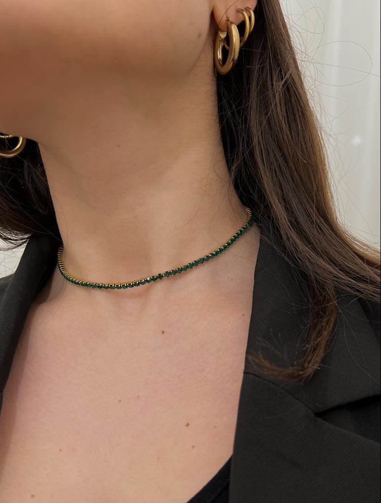 Collana tennis Girocollo