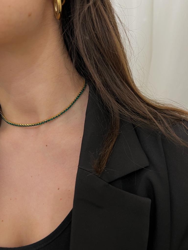 Collana tennis Girocollo
