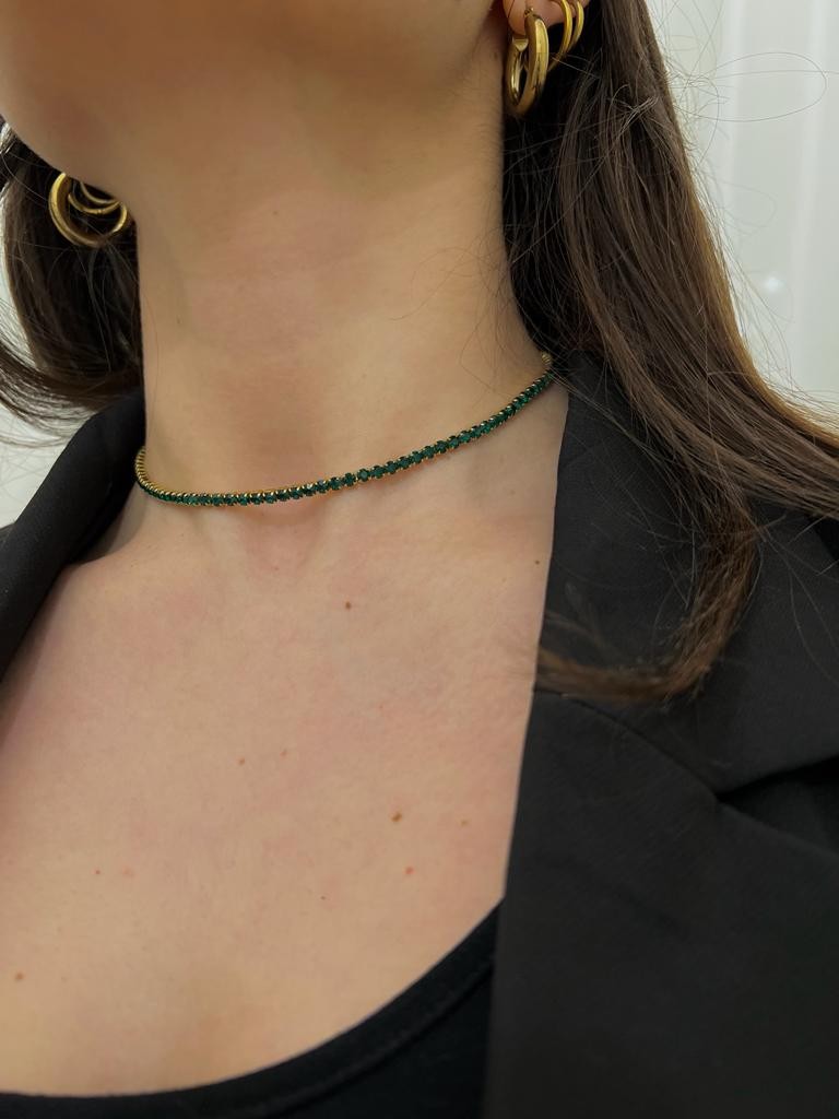 Collana tennis Girocollo