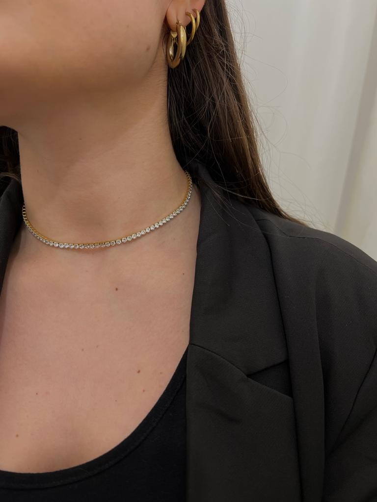 Collana tennis Girocollo