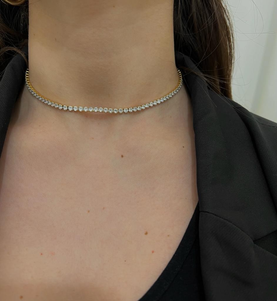 Collana tennis Girocollo