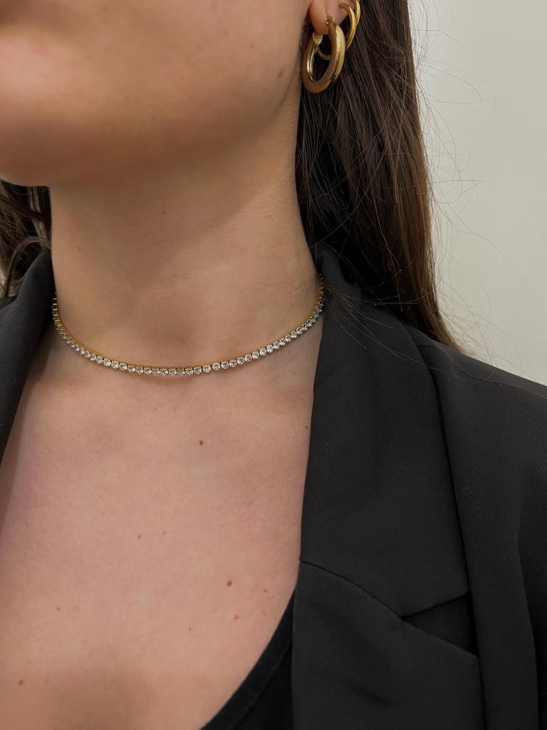 Collana tennis Girocollo