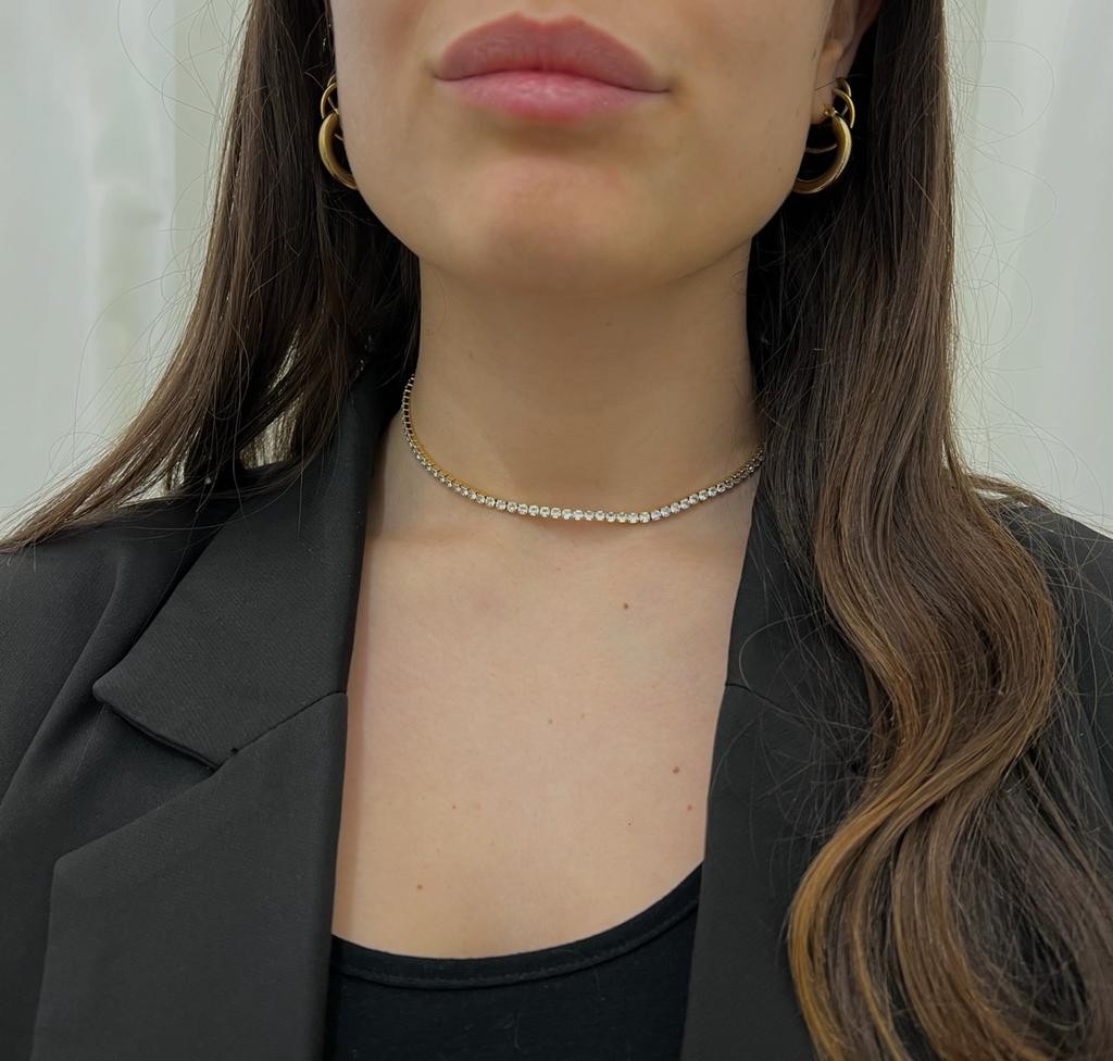 Collana tennis Girocollo