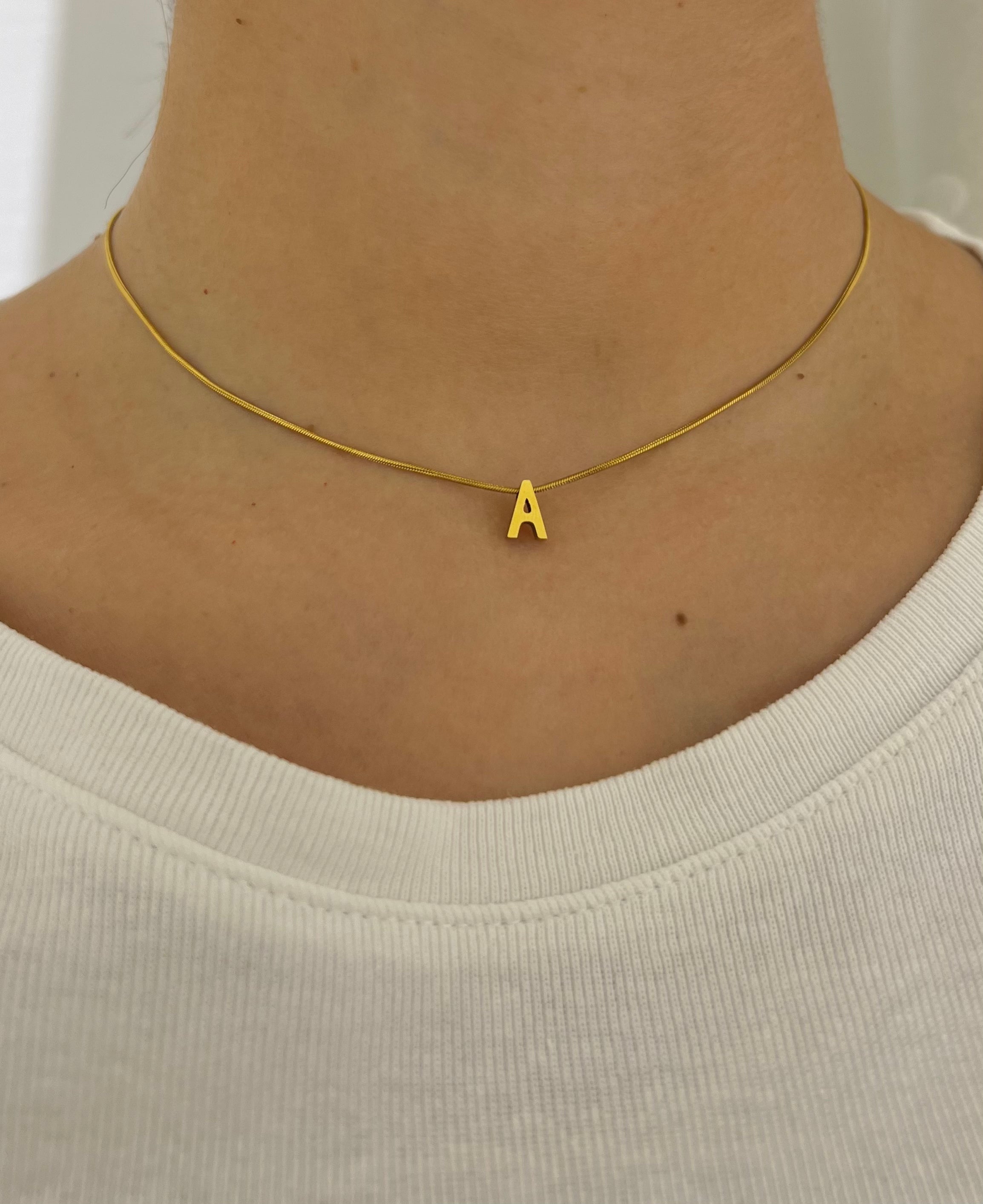 Collana personalizzabile con iniziale - Bilè