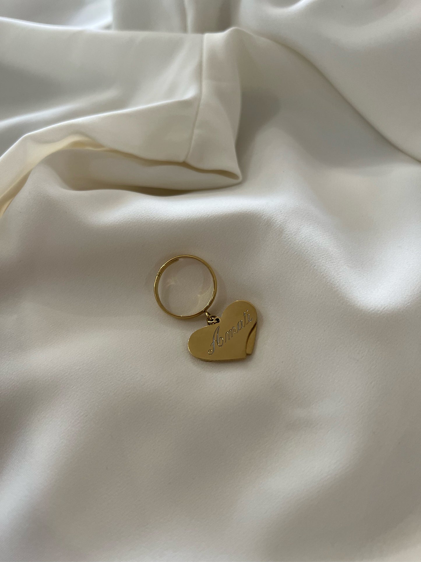 Anello Cuore personalizzabile