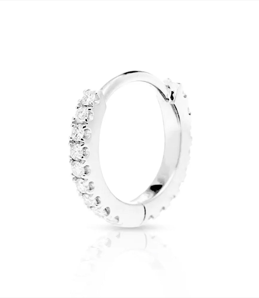Cerchietto con zirconi in Acciaio Chirurgico senza nickel