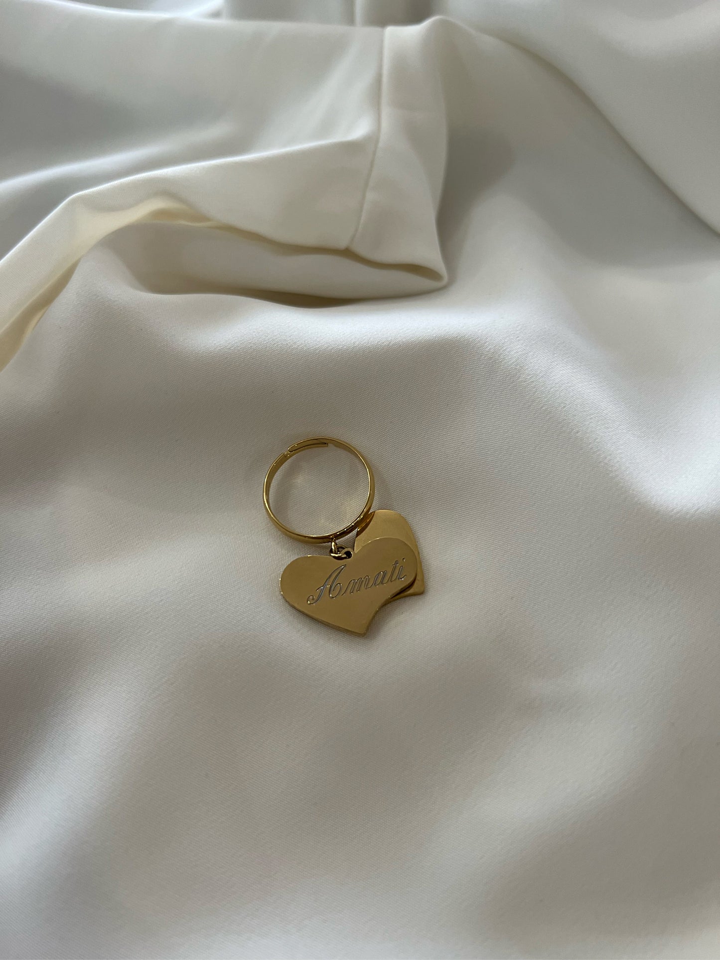 Anello Cuore personalizzabile