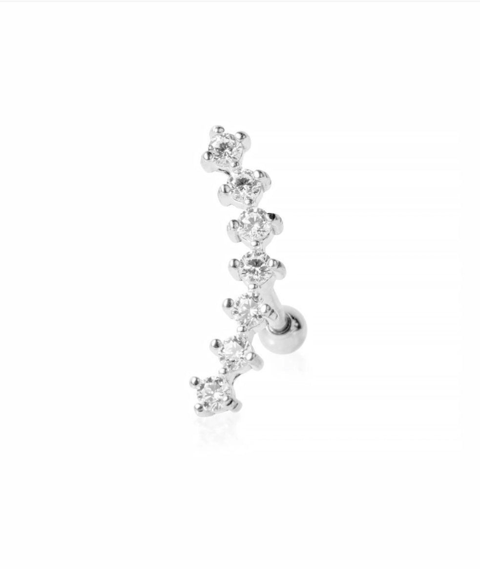 PIERCING IN ACCIAIO CHIRURGICO CON ZICONI