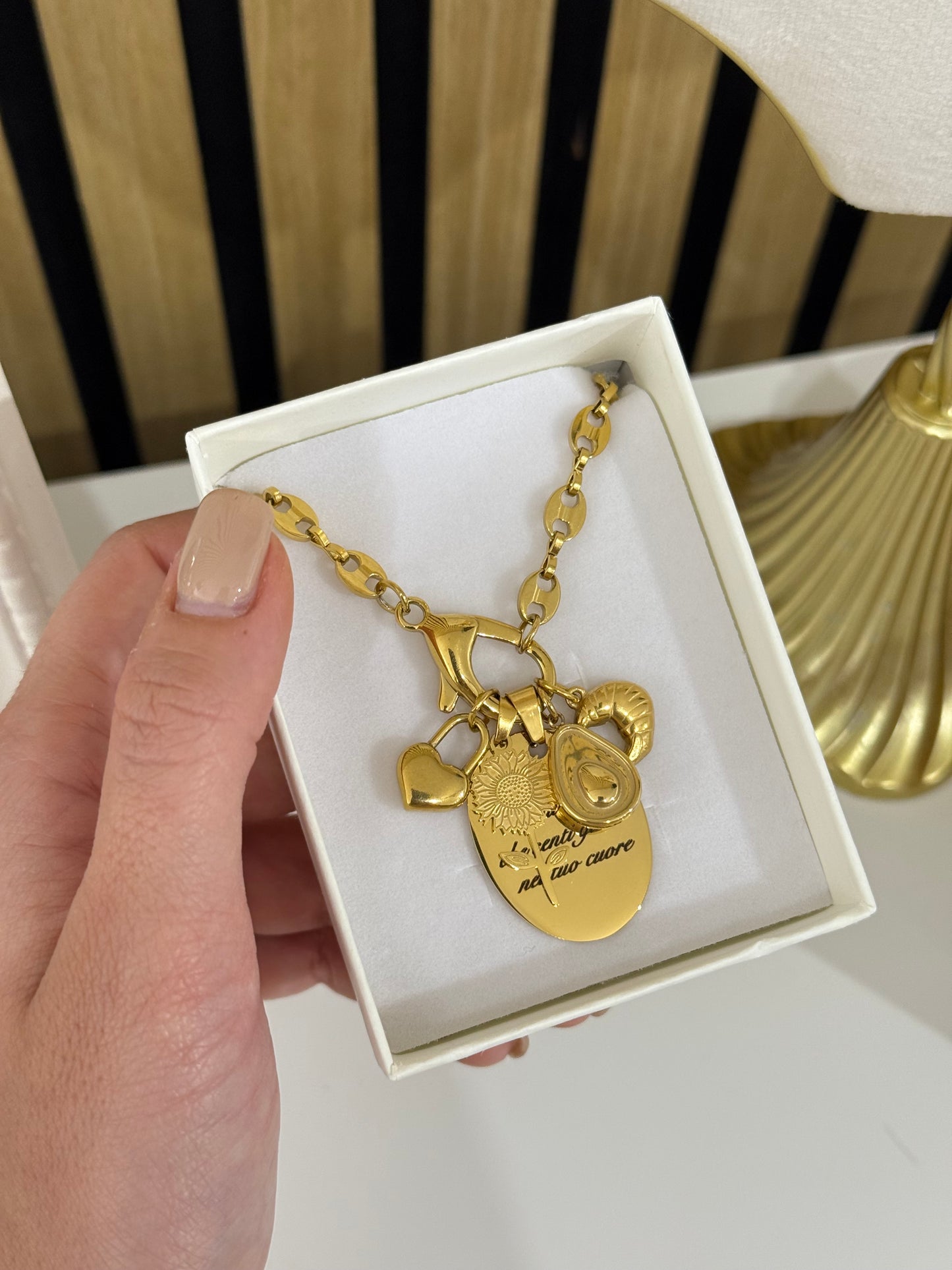 Ciondolo In Fondo al Cuore
 personalizzabile