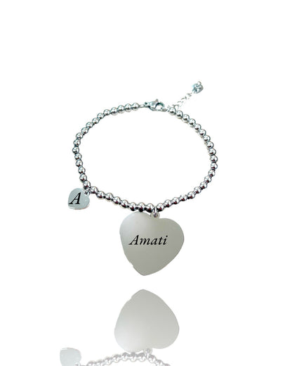 Bracciale sfera love personalizzabile