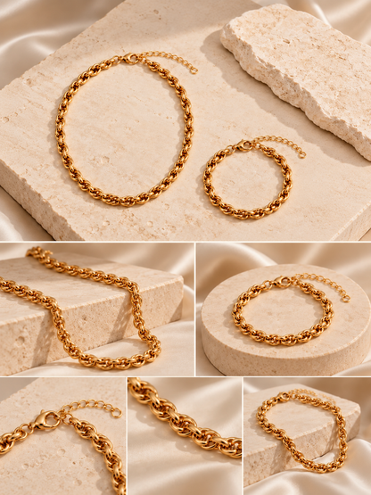 Set Collana e Bracciale Semia