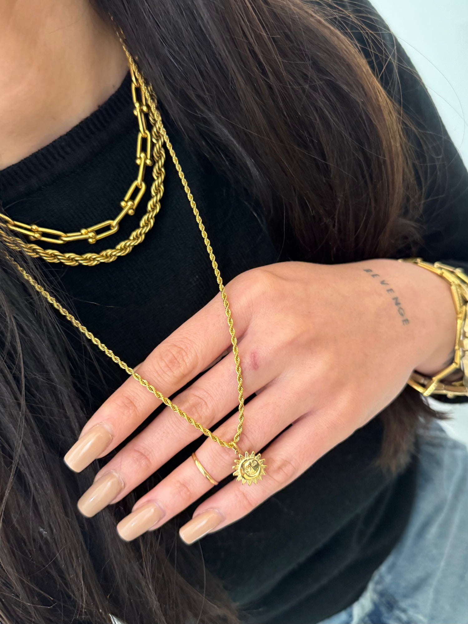 Ciondolo Sun&amp;Moon - Bilè