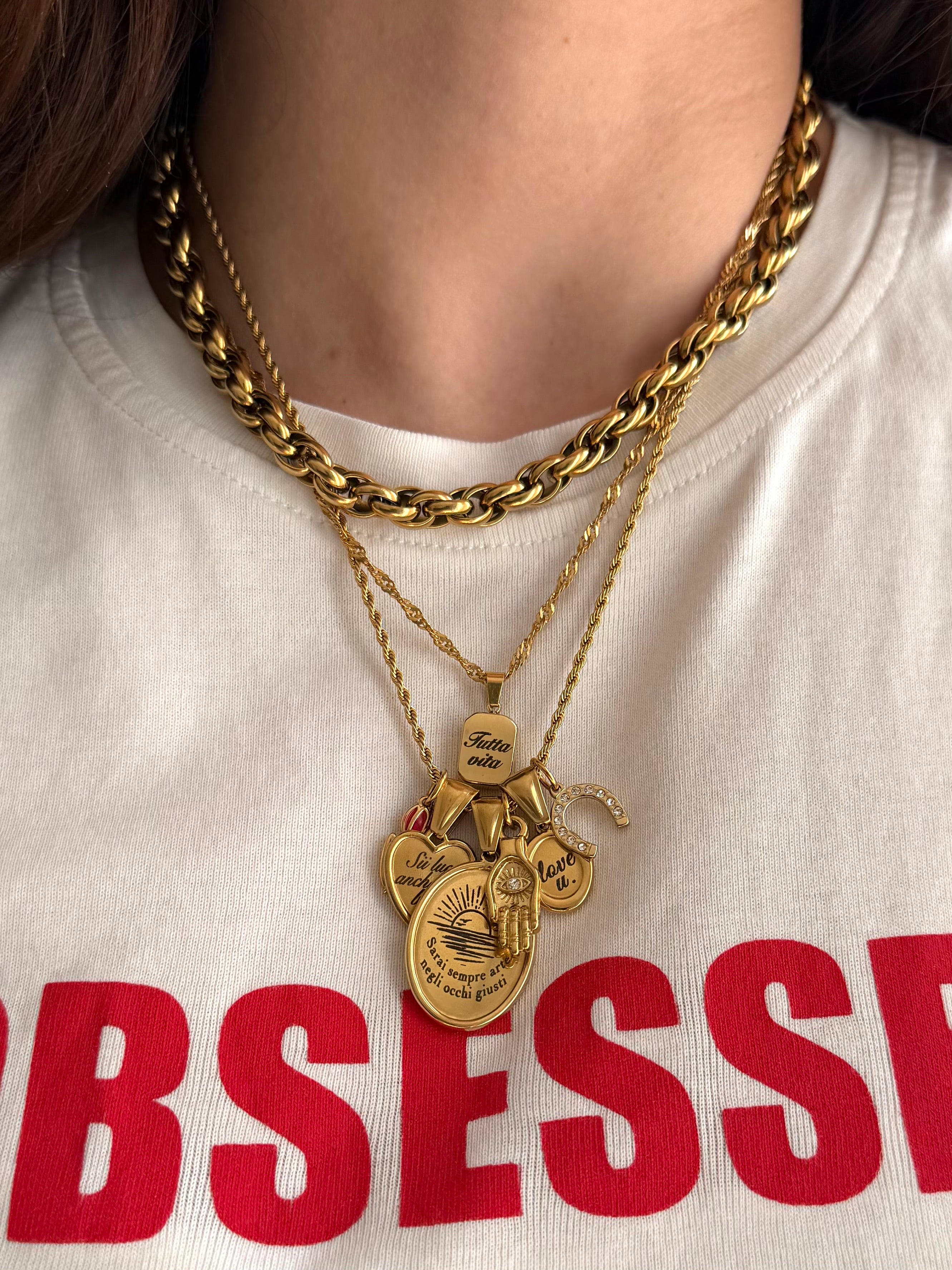 Ciondolo sarai sempre arte negli occhi giusti