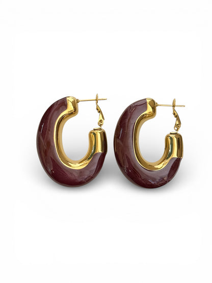 Orecchini Burgundi