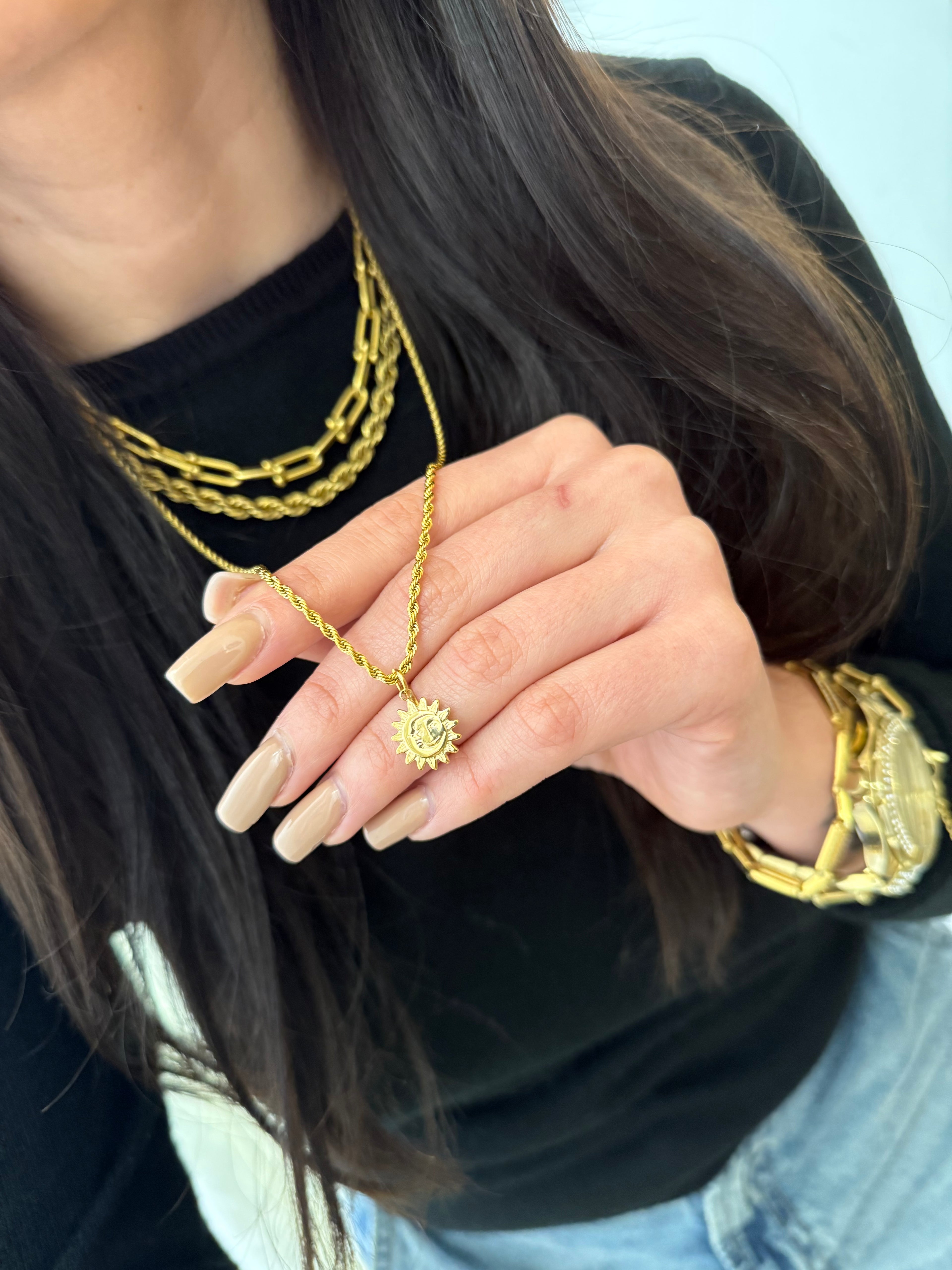 Ciondolo Sun&amp;Moon - Bilè