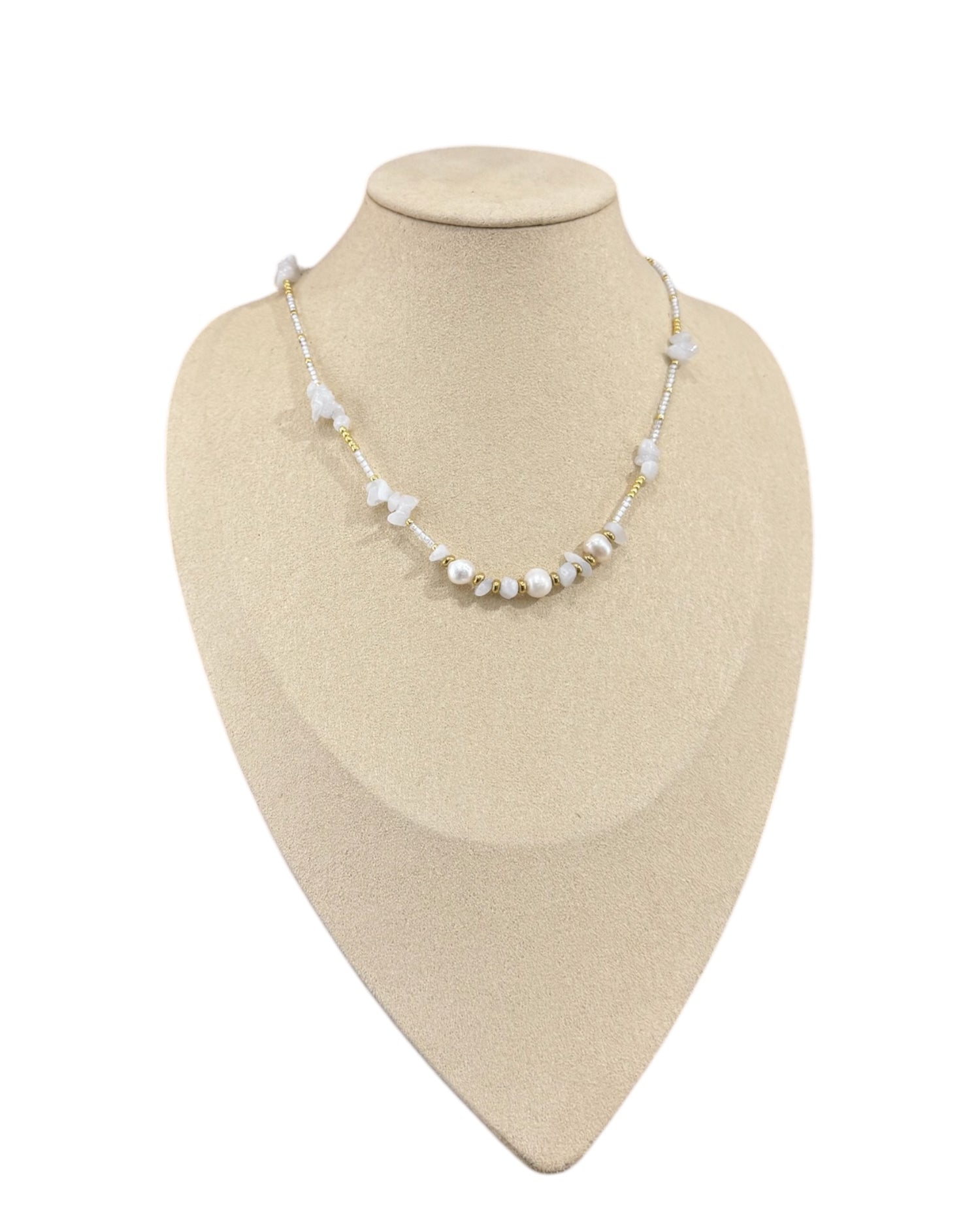 Collana Coral White